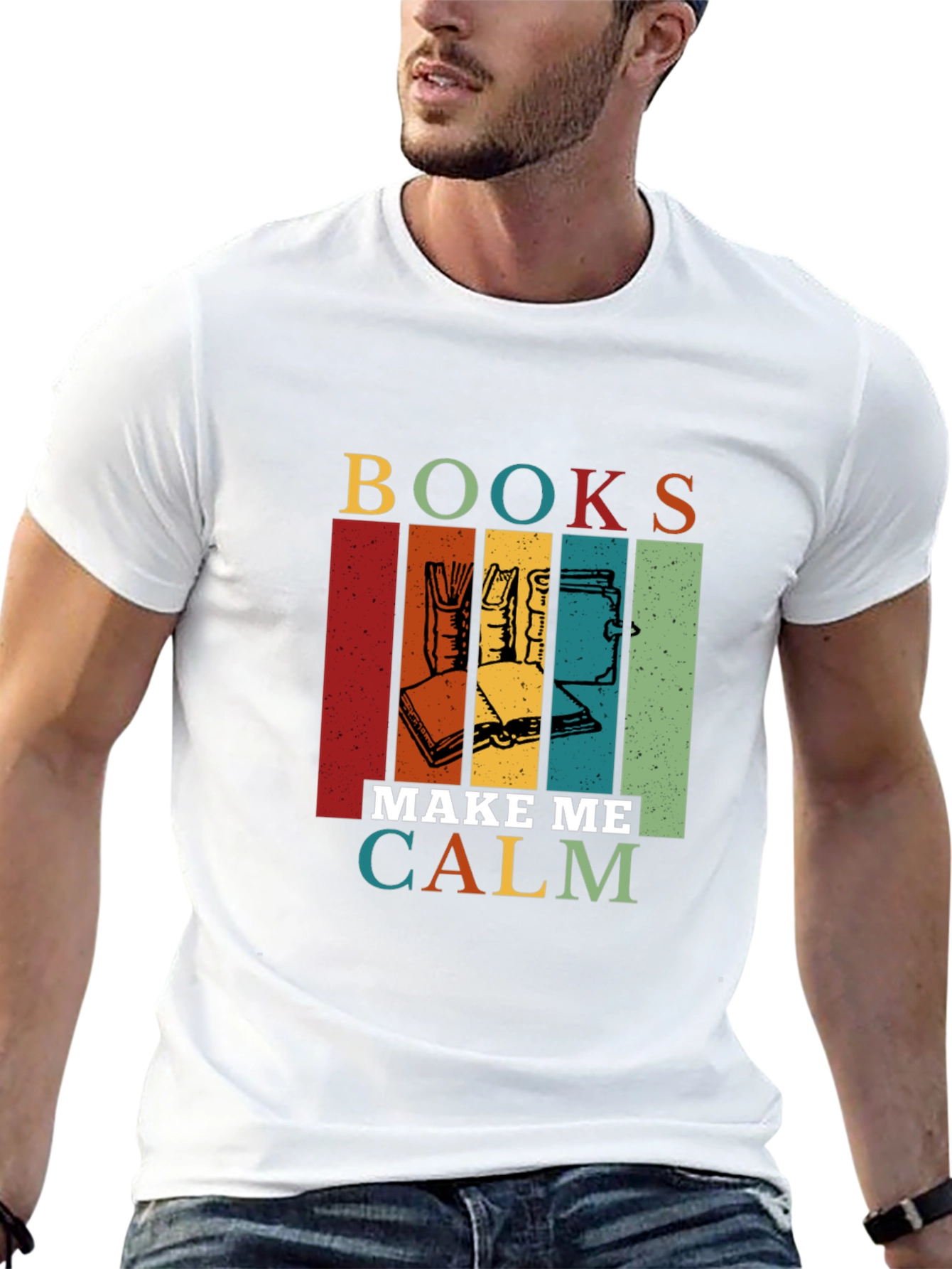 Books Make Me Calm T-Shirt