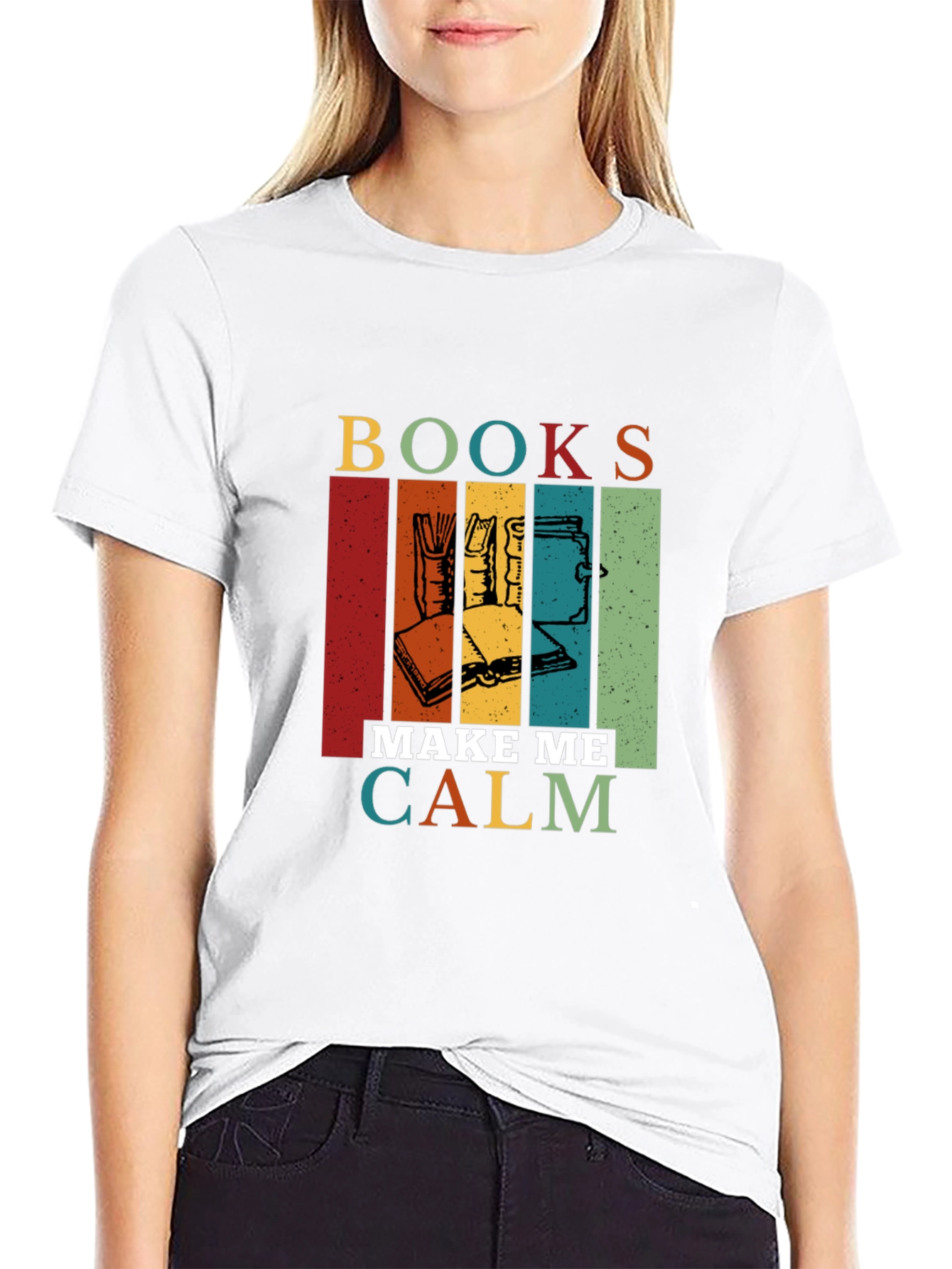 Books Make Me Calm T-Shirt