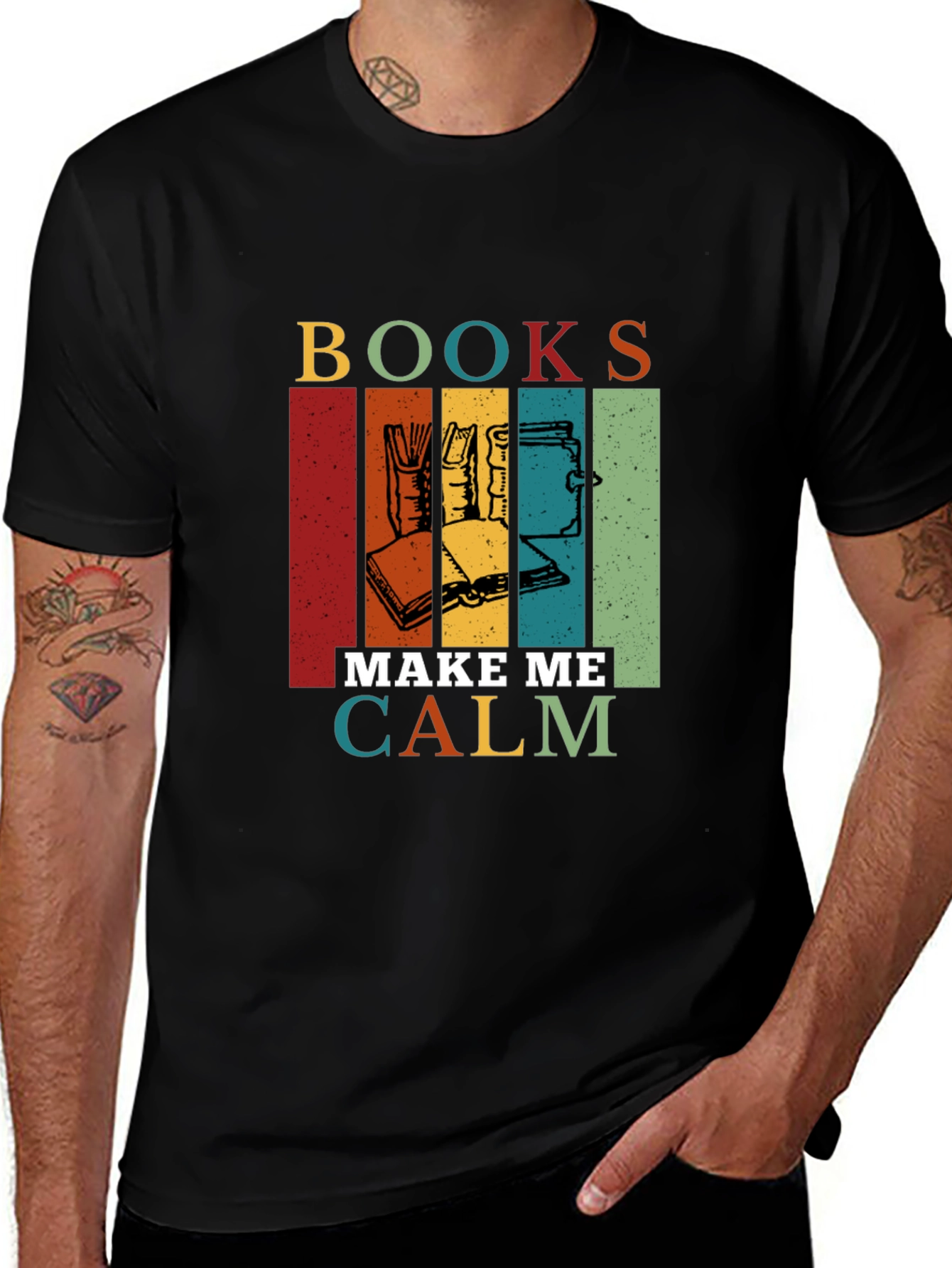 Books Make Me Calm T-Shirt