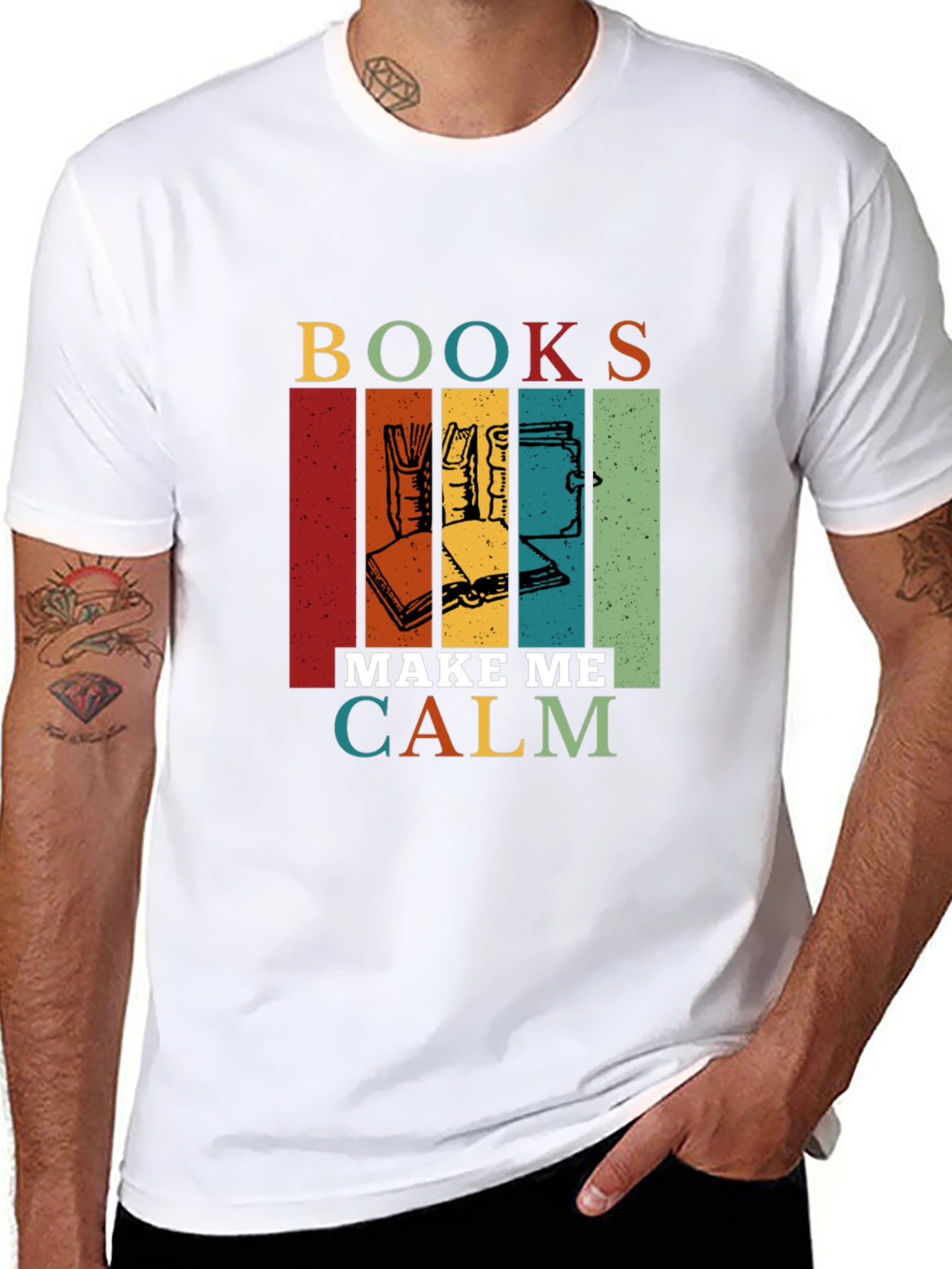 Books Make Me Calm T-Shirt