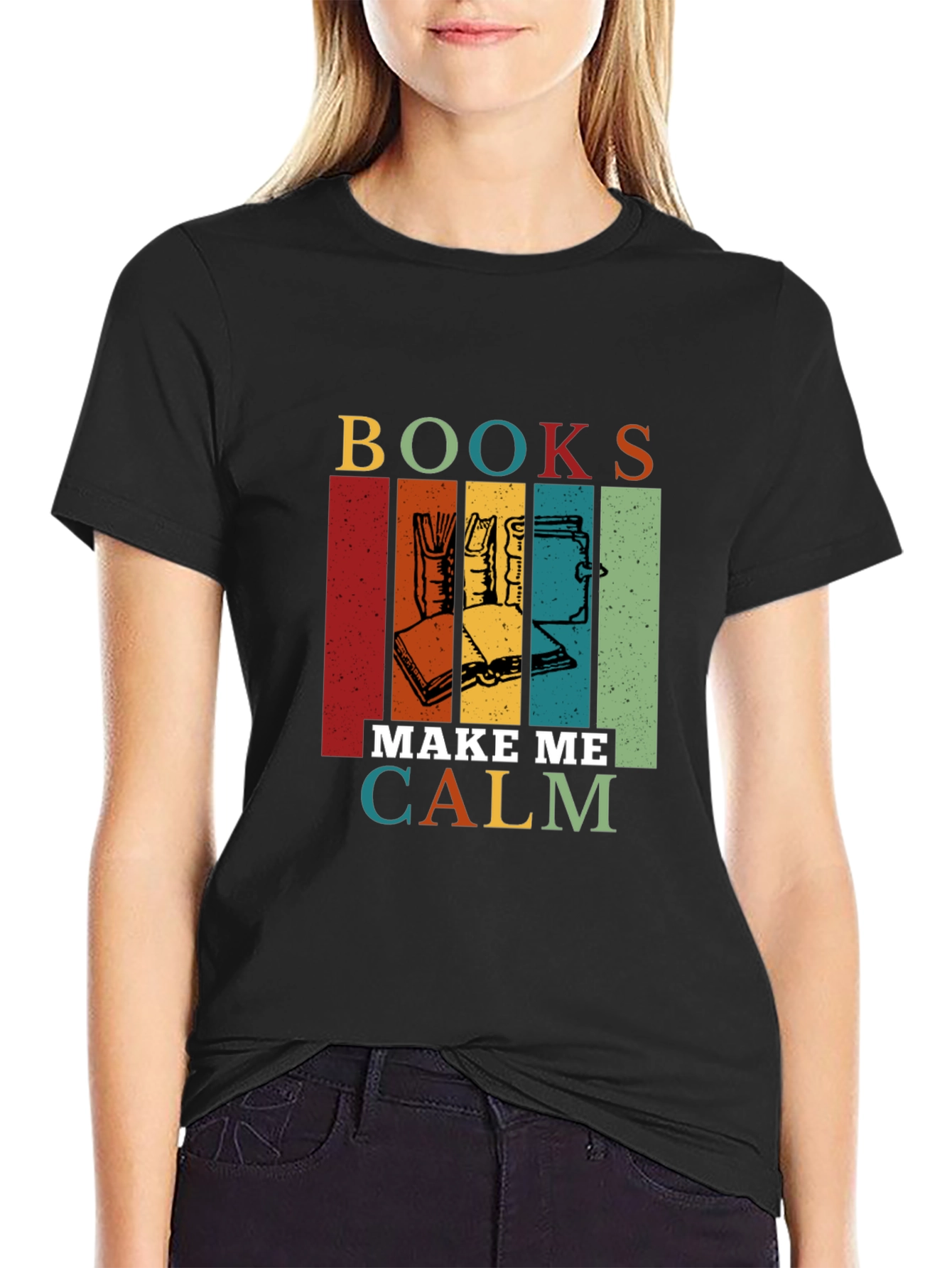 Books Make Me Calm T-Shirt