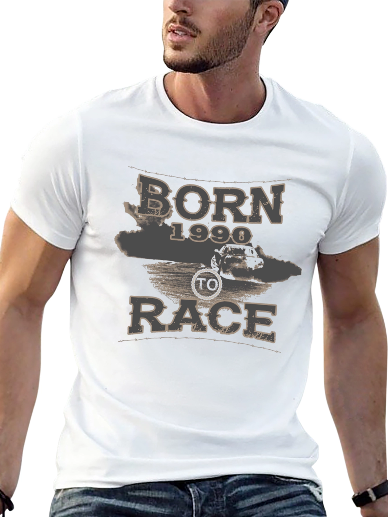 Born 1990 to Race Graphic T-Shirt