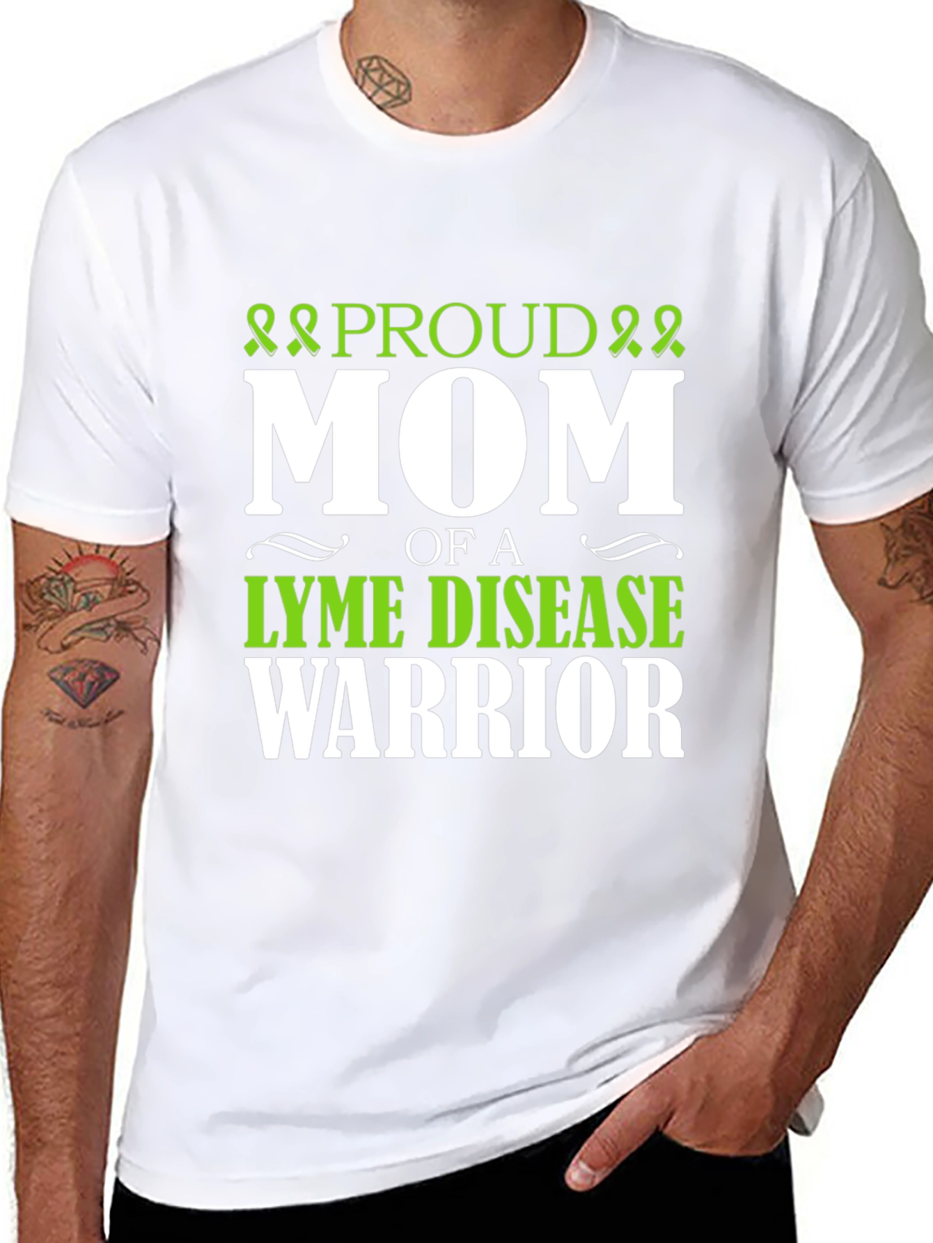 Proud Mom of Lyme Disease Warrior T-Shirt