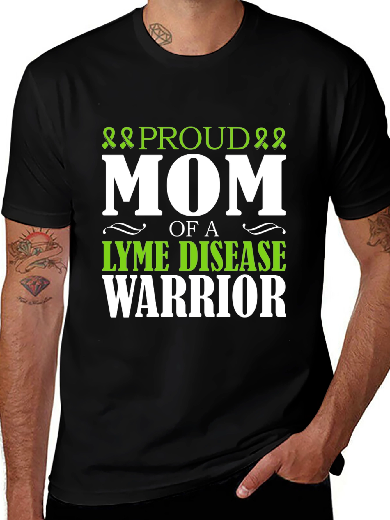 Proud Mom of Lyme Disease Warrior T-Shirt