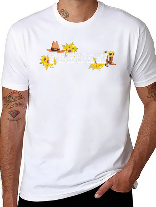 Yeehaw Sunflower Graphic T-Shirt