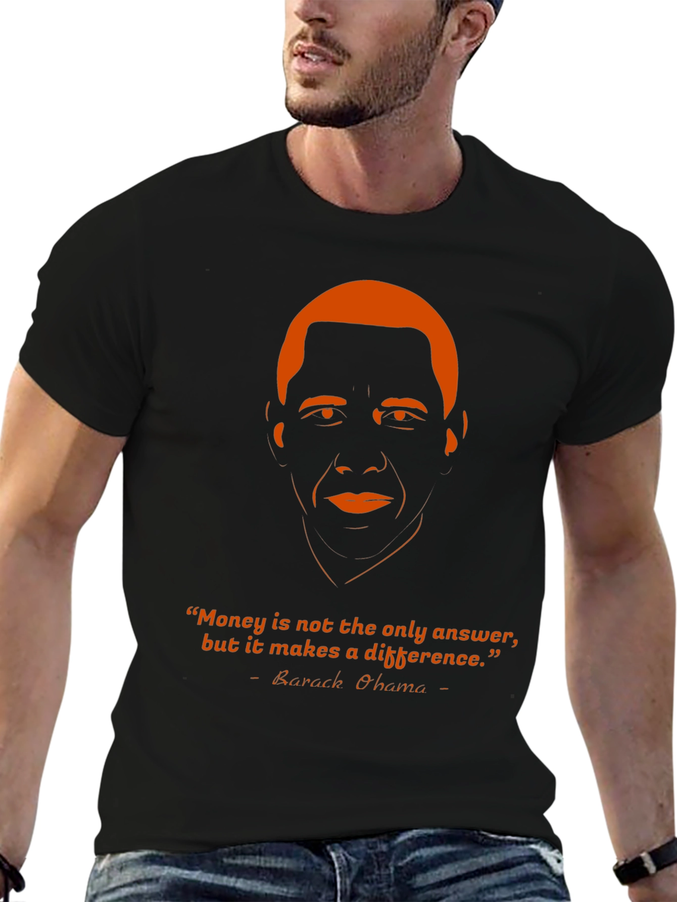 Obama Quote Graphic T-Shirt
