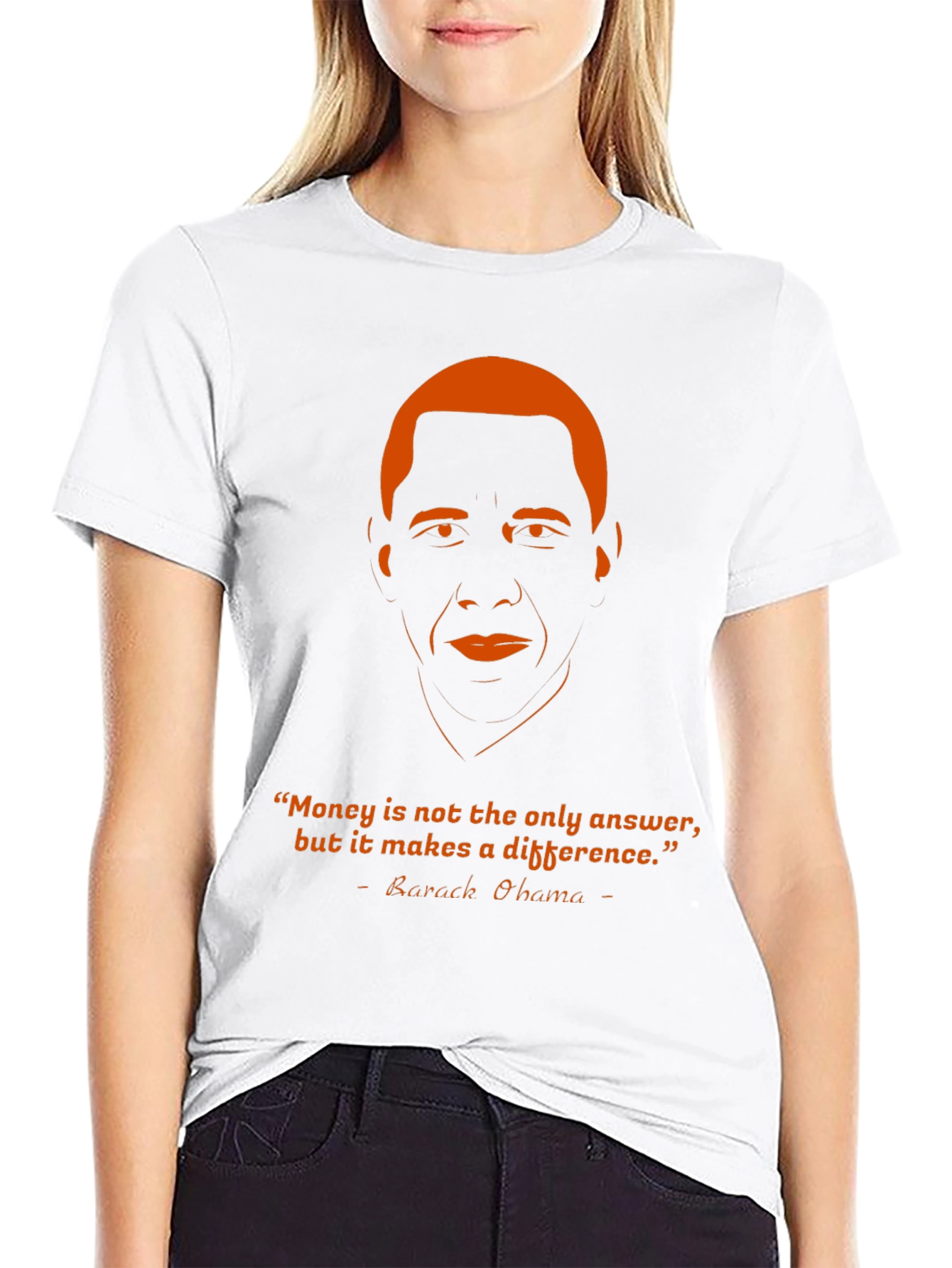 Obama Quote Graphic T-Shirt