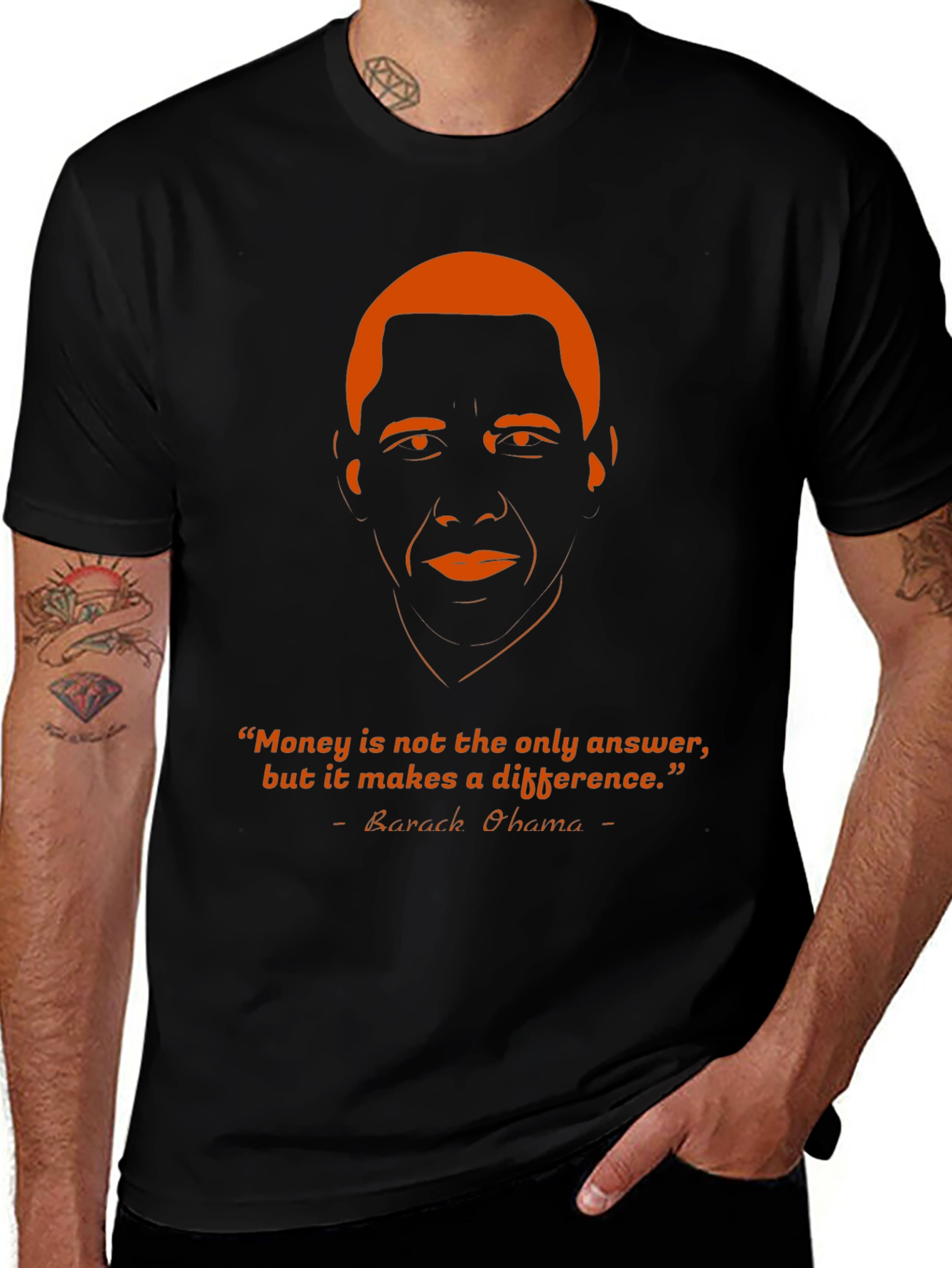 Obama Quote Graphic T-Shirt