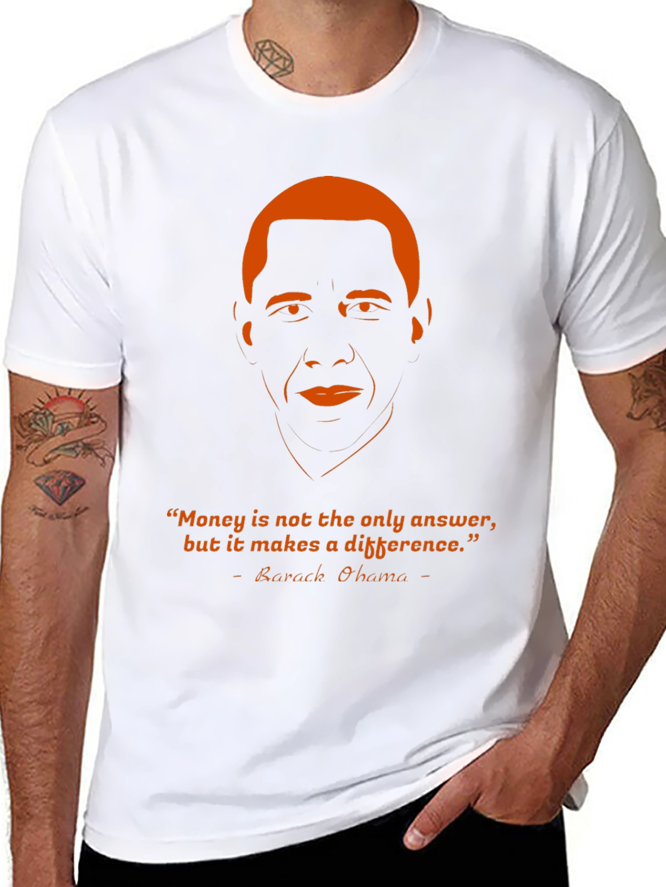 Obama Quote Graphic T-Shirt