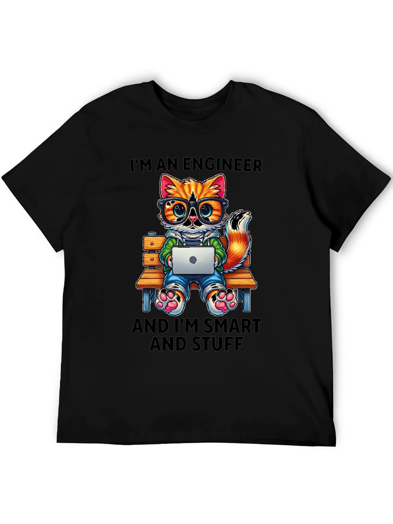 Engineer Cat T-Shirt: Smart and Stylish Tee