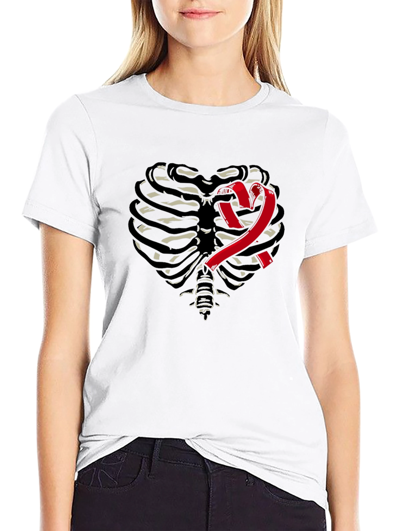 Heart Rib Cage Awareness T-Shirt