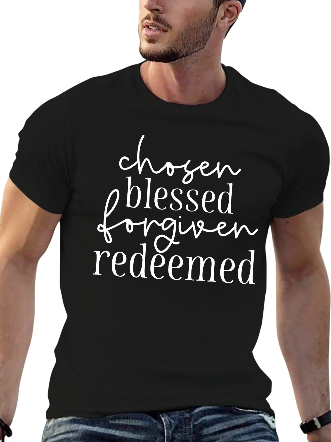 Chosen Blessed Redeemed Graphic Tee