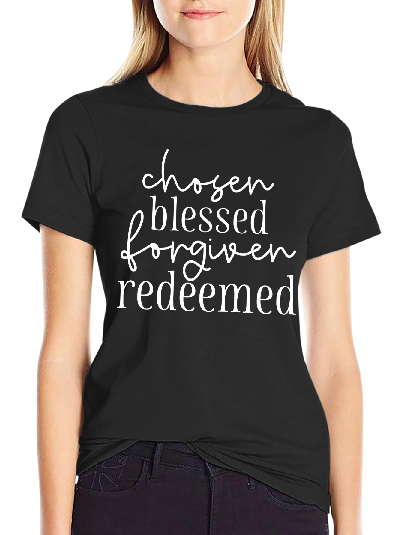 Chosen Blessed Redeemed Graphic Tee