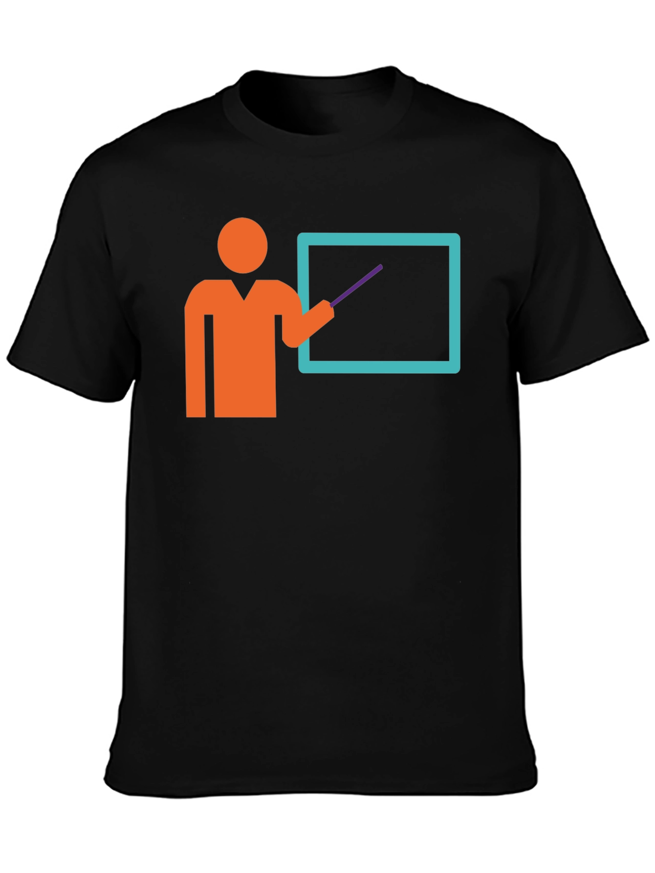 Teacher Graphic Tee - Black