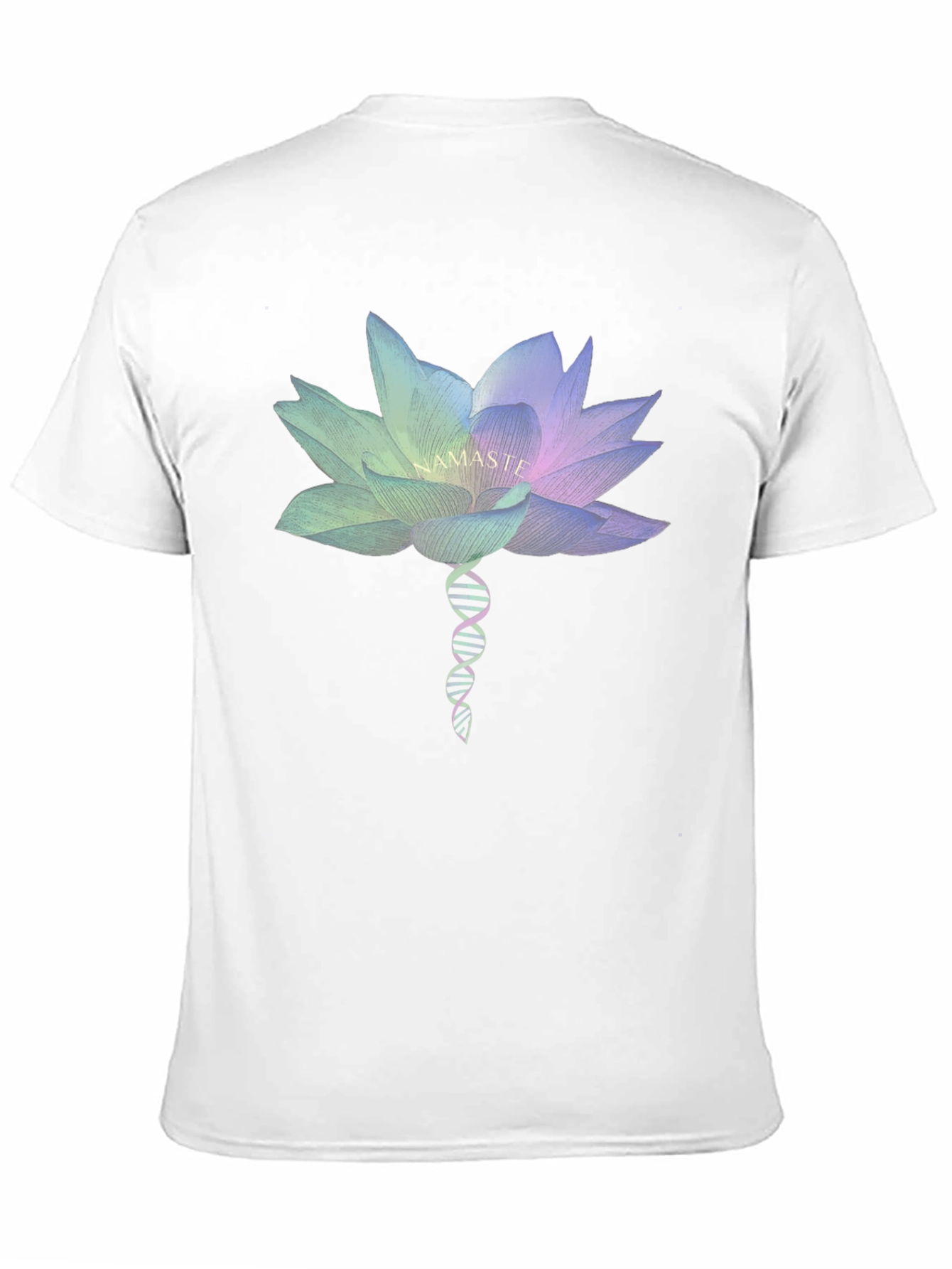 Namaste Lotus Flower Graphic Tee - Relaxed Fit