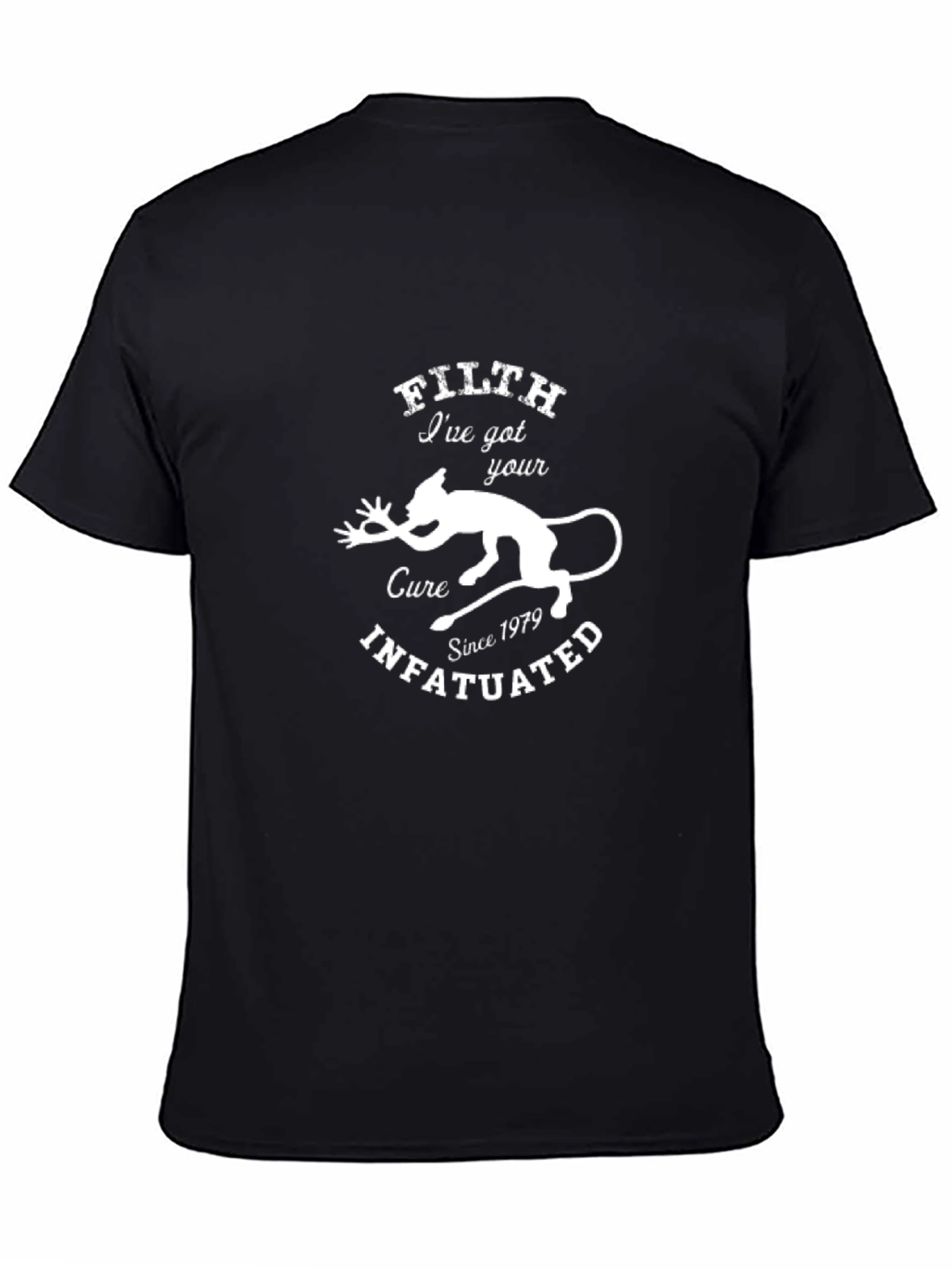 FILTH Since 1979 Black Graphic T-Shirt