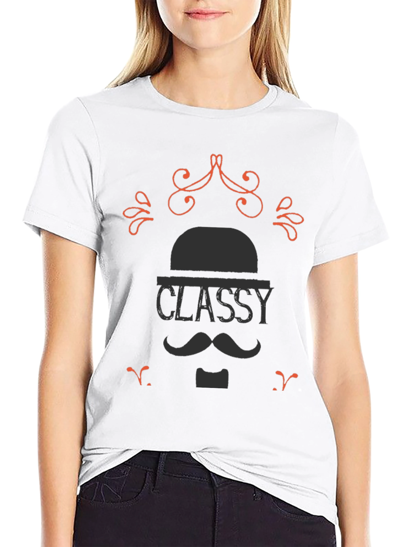 Classy Gentleman Black T-Shirt