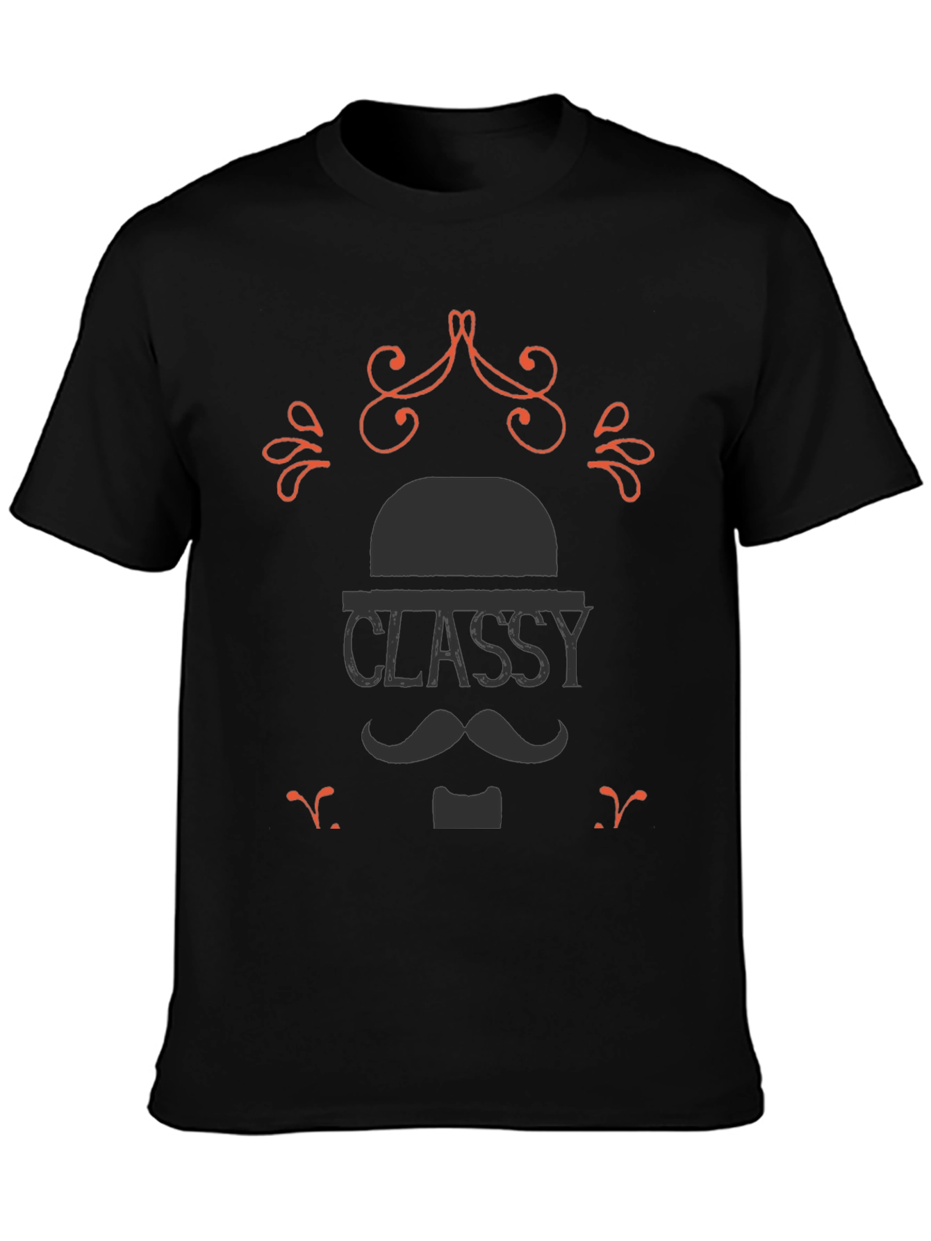 Classy Gentleman Black T-Shirt