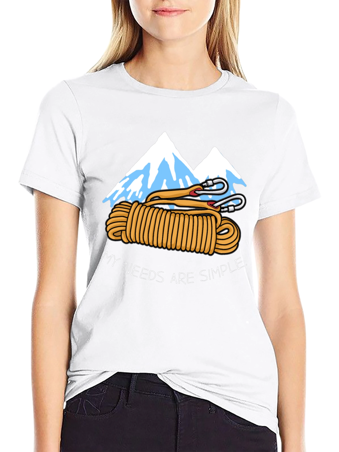 Climbing Lover T-Shirt - My Needs Are Simple
