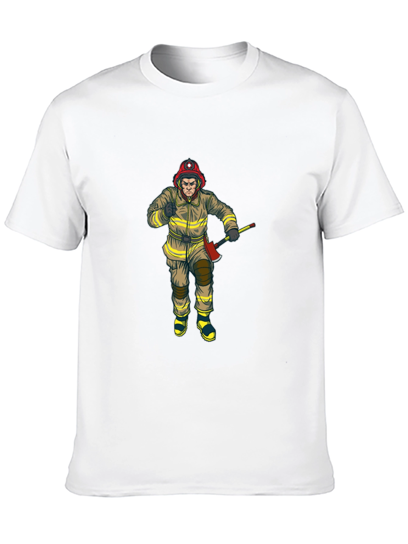 Firefighter Axe Black T-Shirt