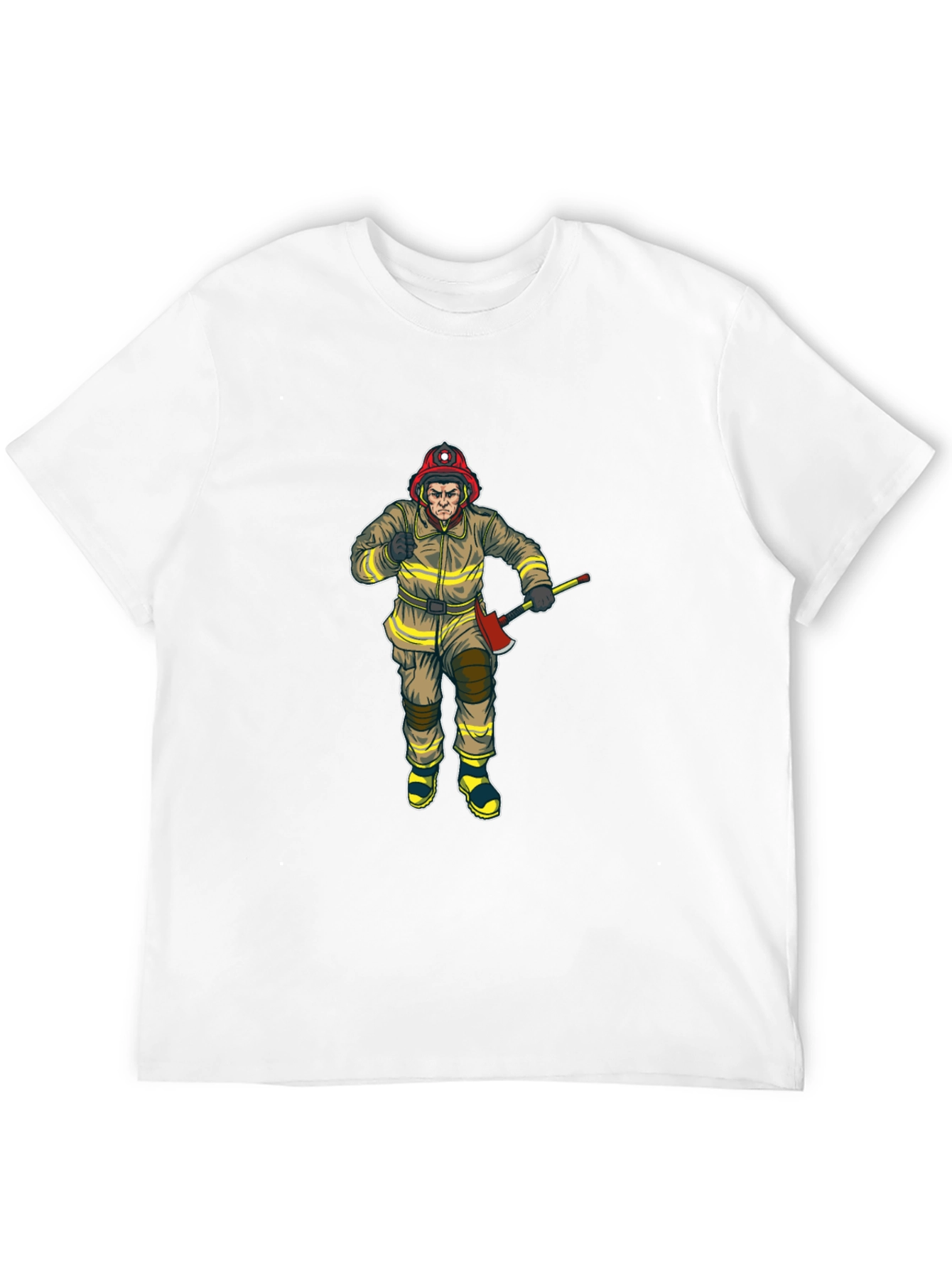 Firefighter Axe Black T-Shirt