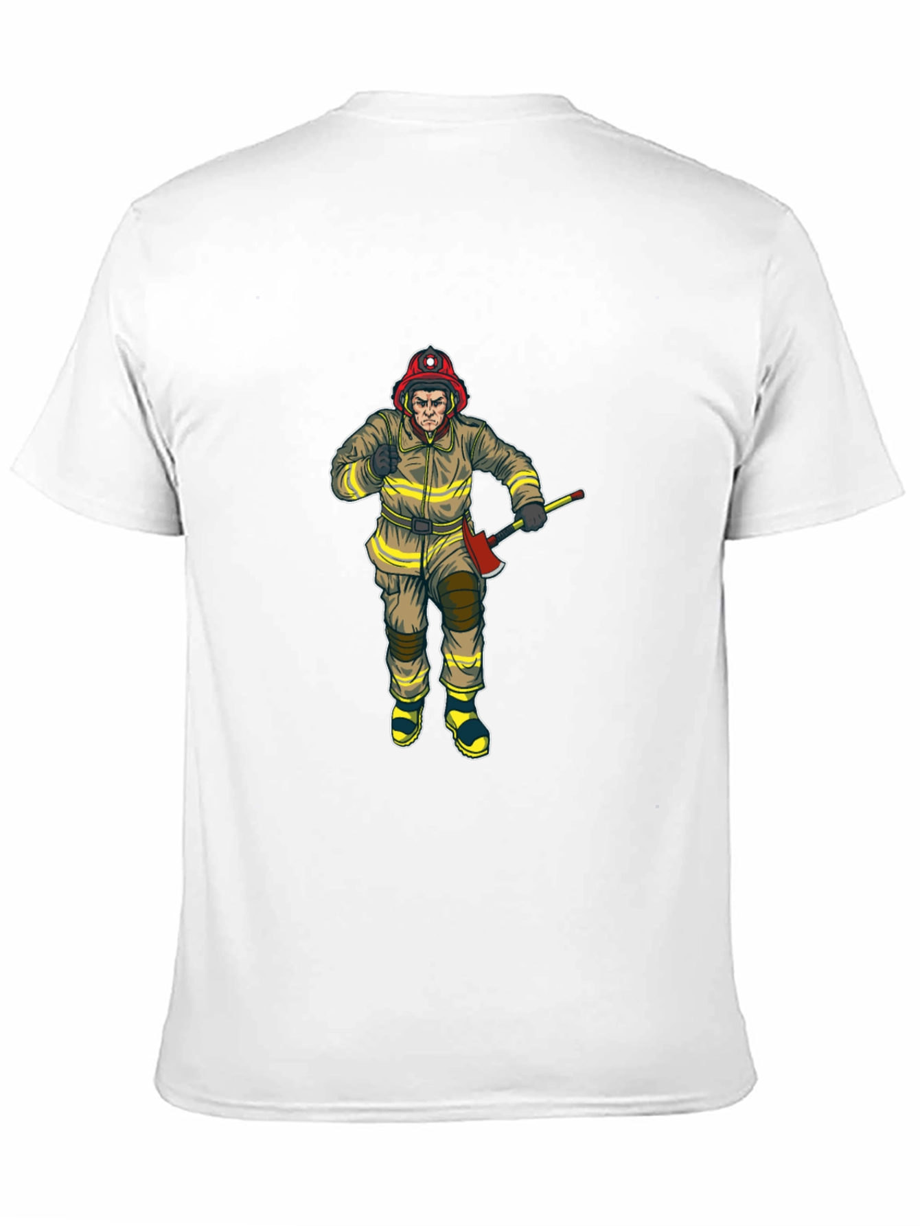 Firefighter Axe Black T-Shirt