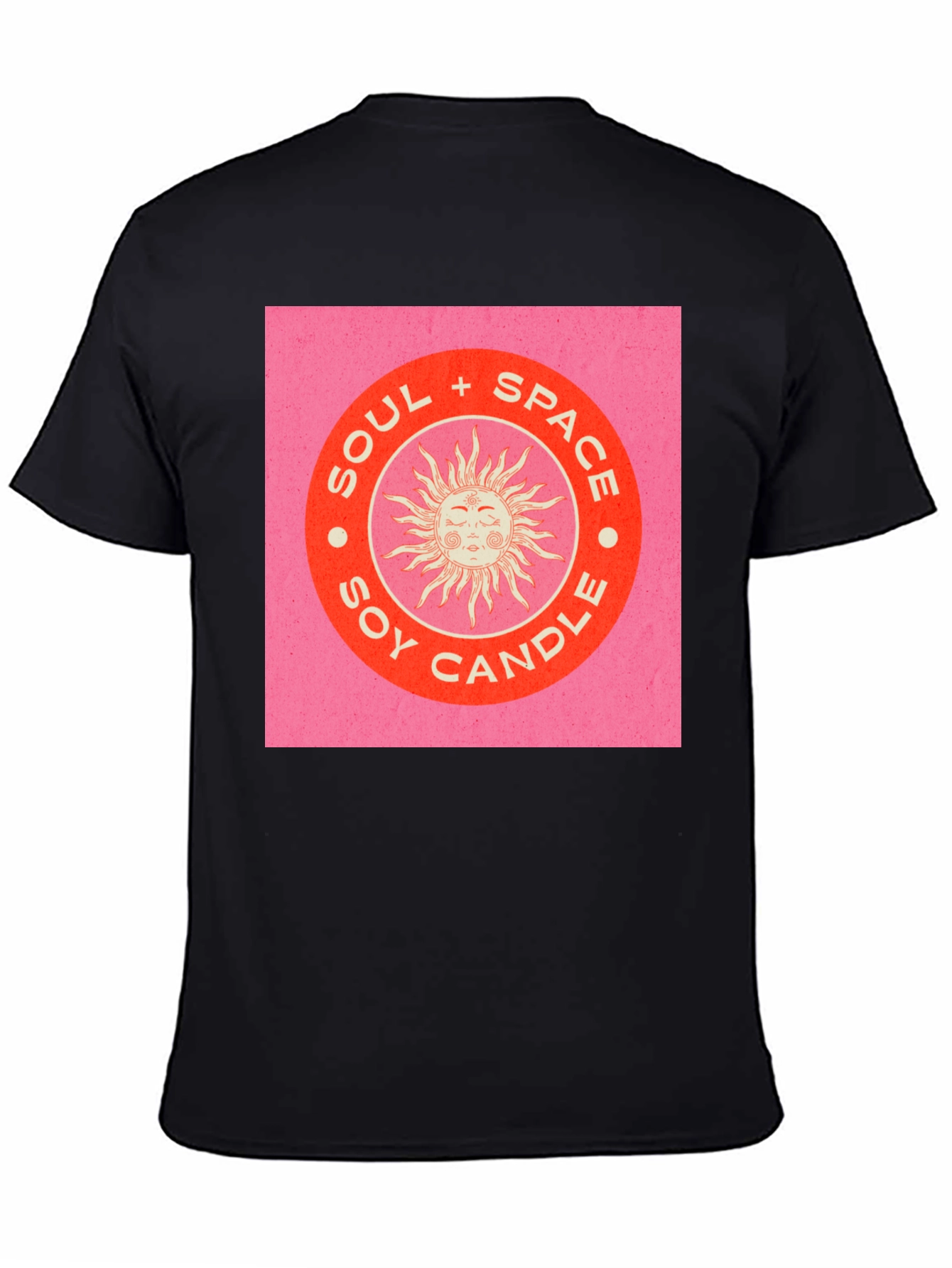 Soul & Space Soy Candle Graphic Tee - Black