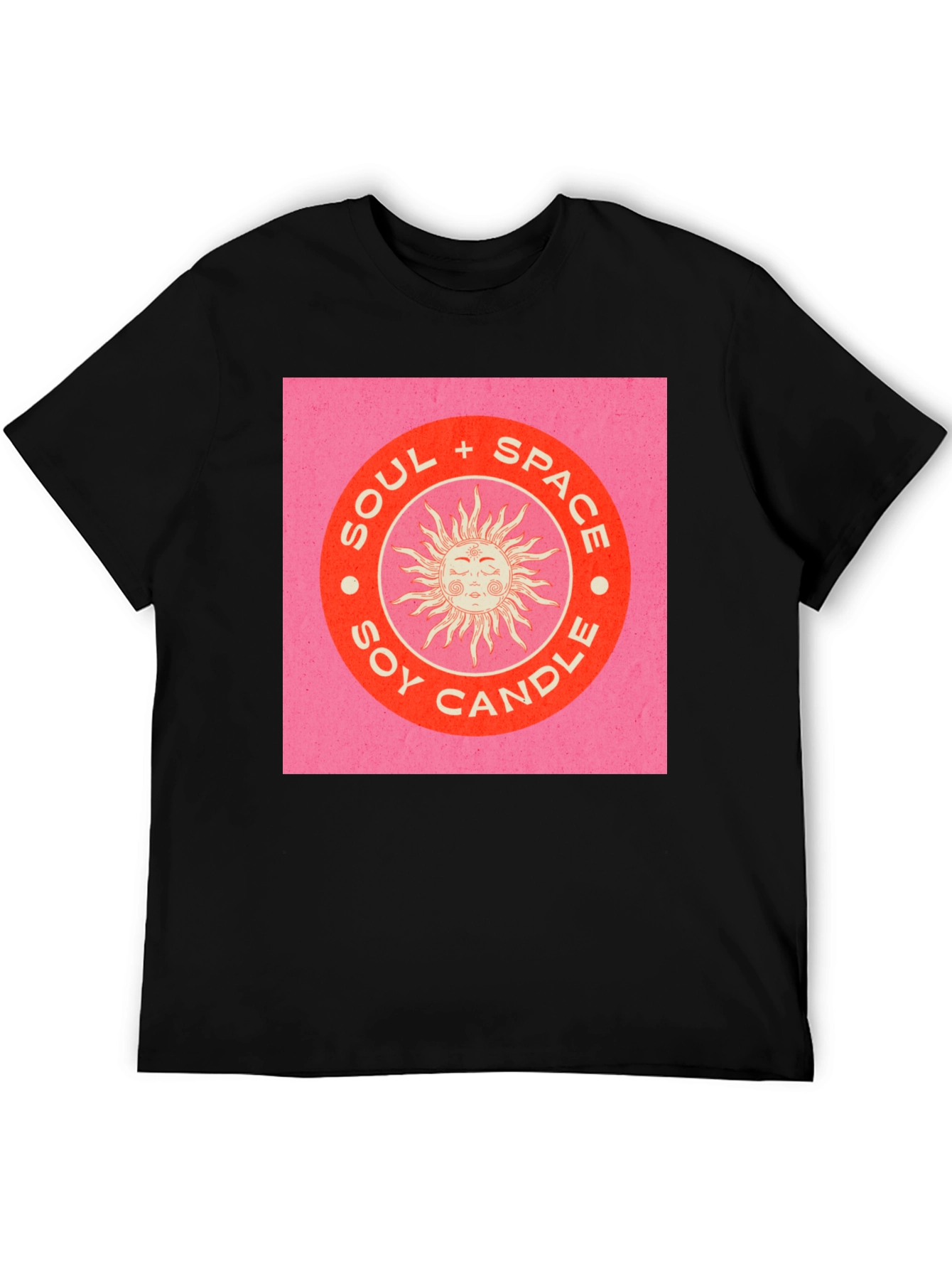 Soul & Space Soy Candle Graphic Tee - Black