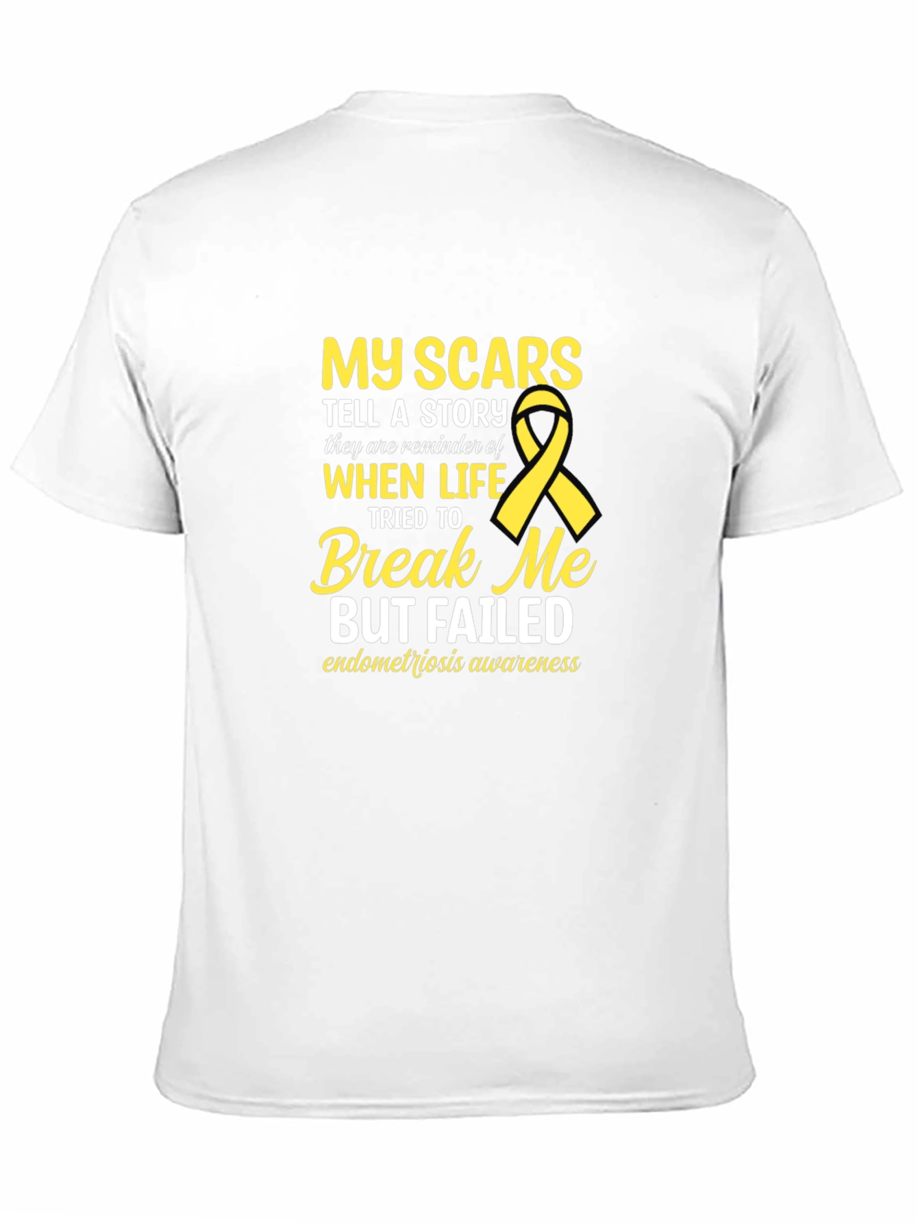 Endometriosis Awareness T-Shirt: My Scars Tell a Story