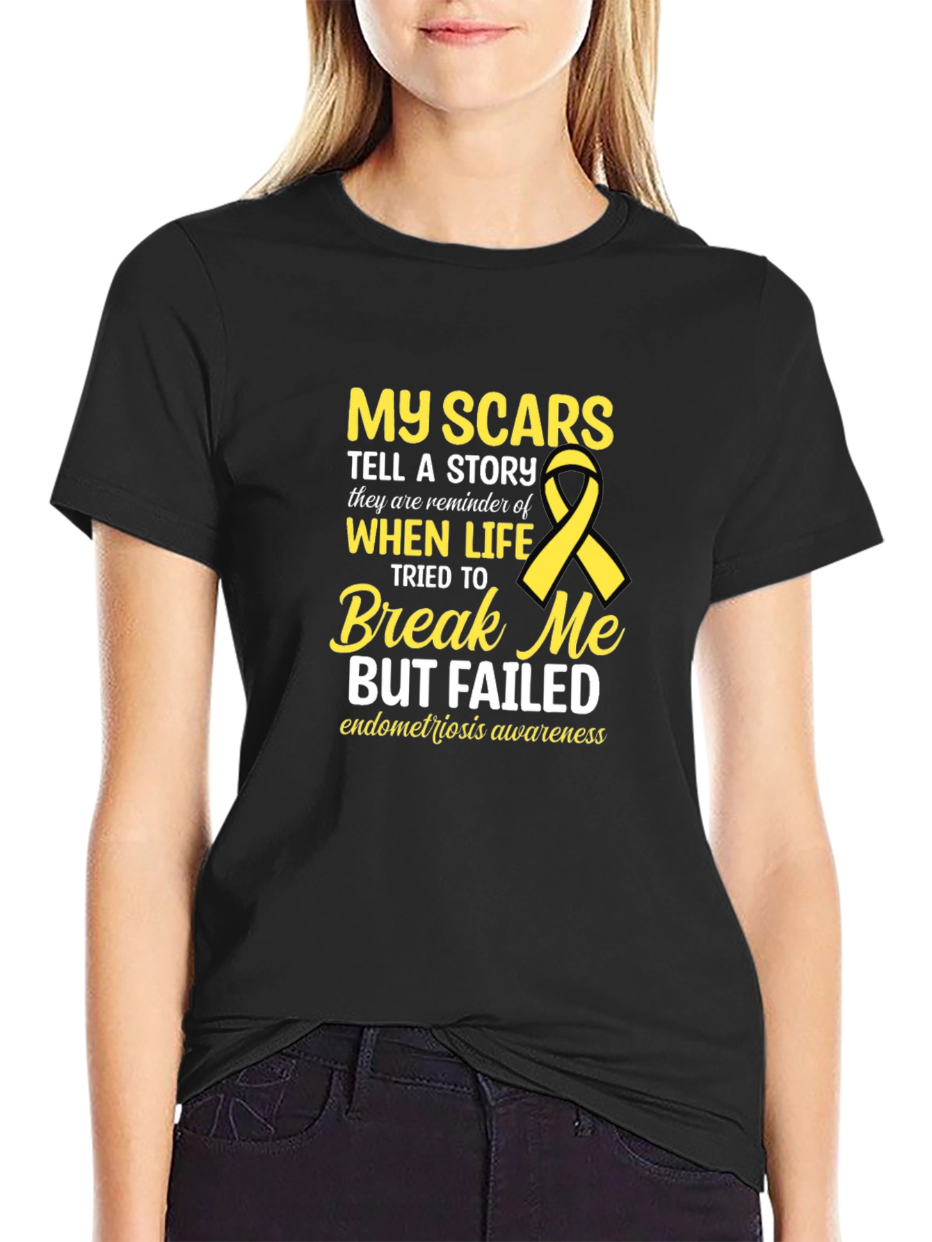 Endometriosis Awareness T-Shirt: My Scars Tell a Story