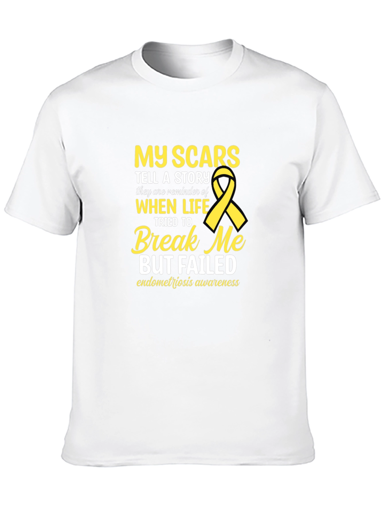 Endometriosis Awareness T-Shirt: My Scars Tell a Story