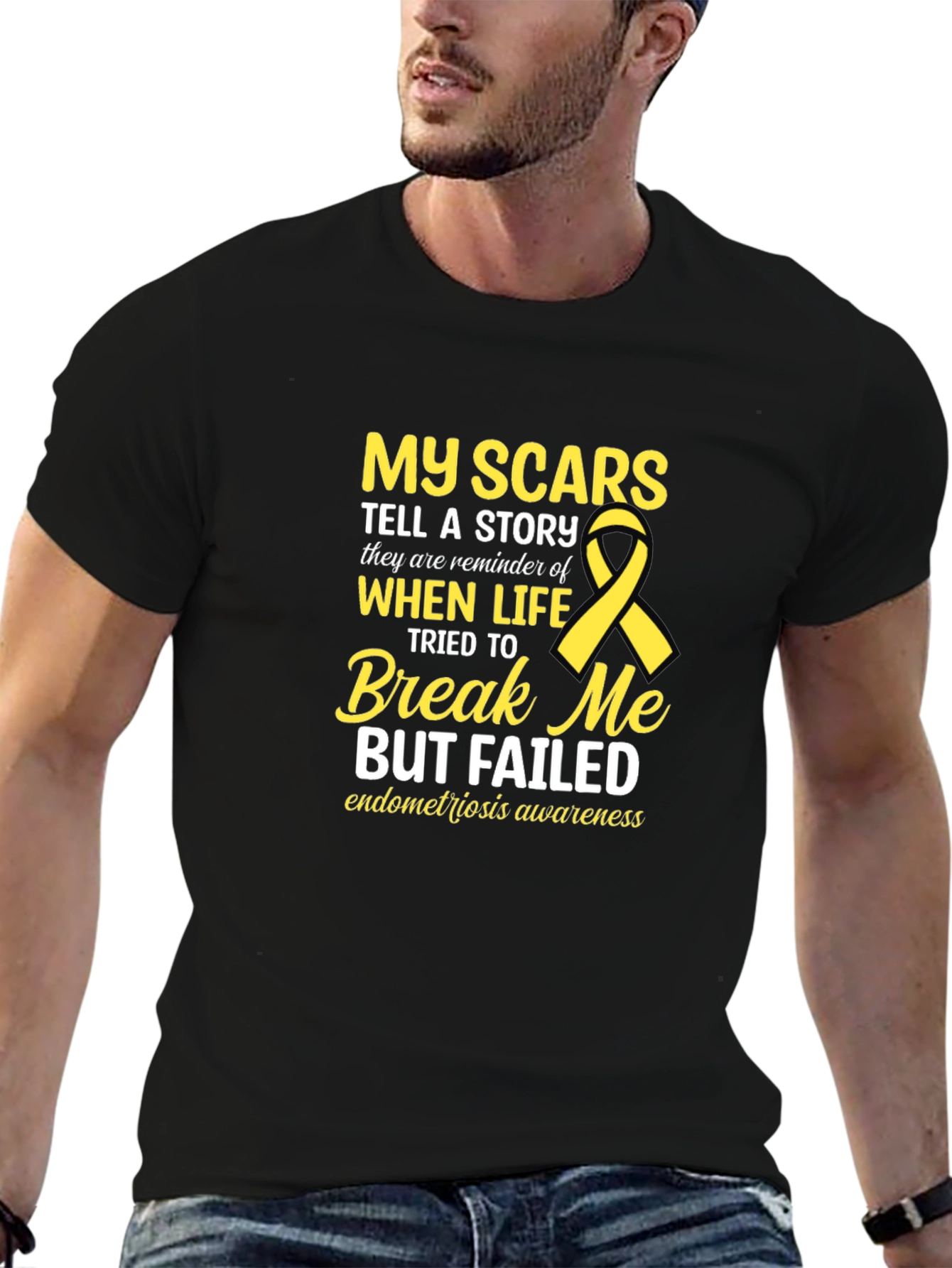 Endometriosis Awareness T-Shirt: My Scars Tell a Story