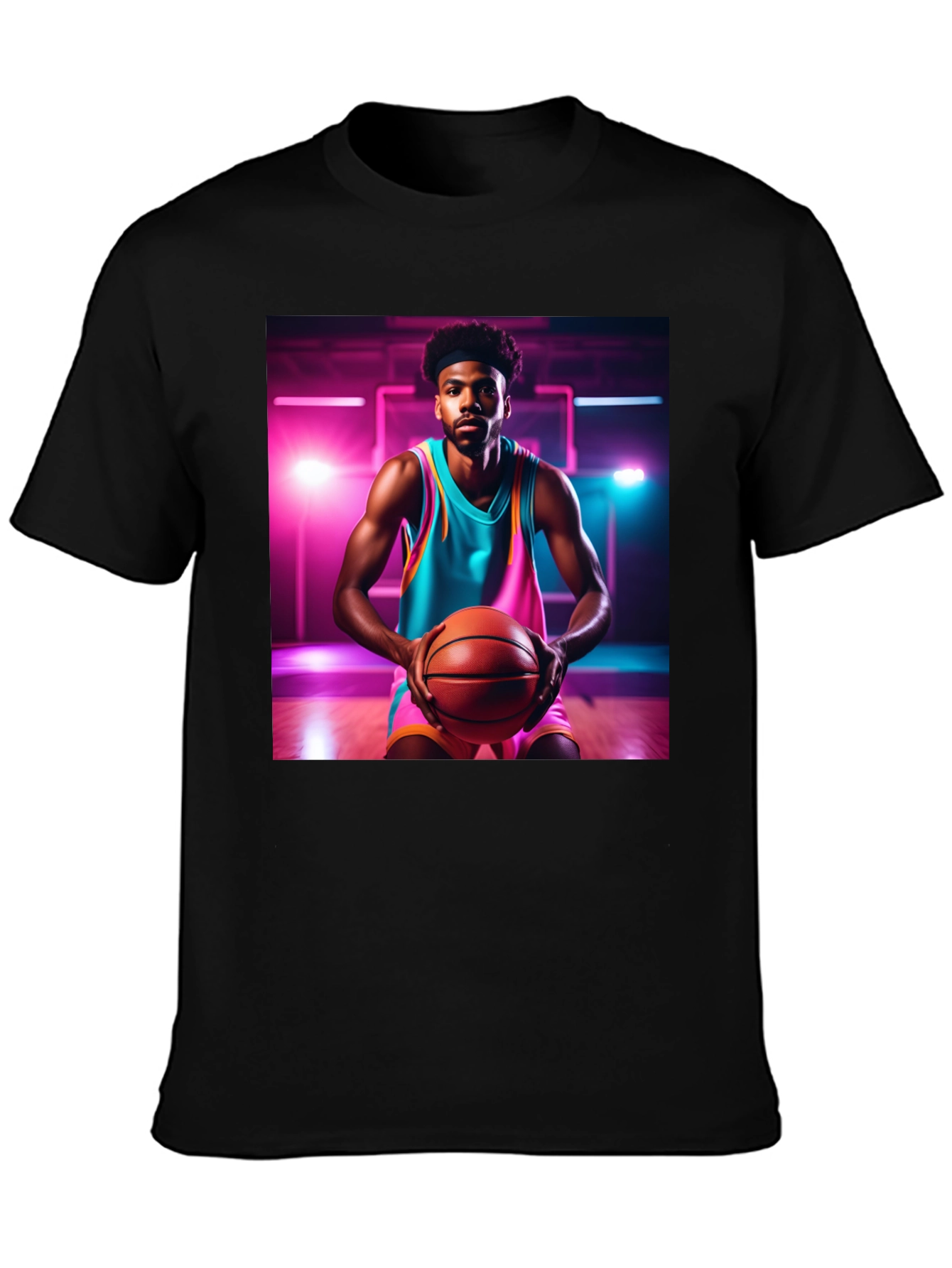 Basketball Player Graphic T-Shirt