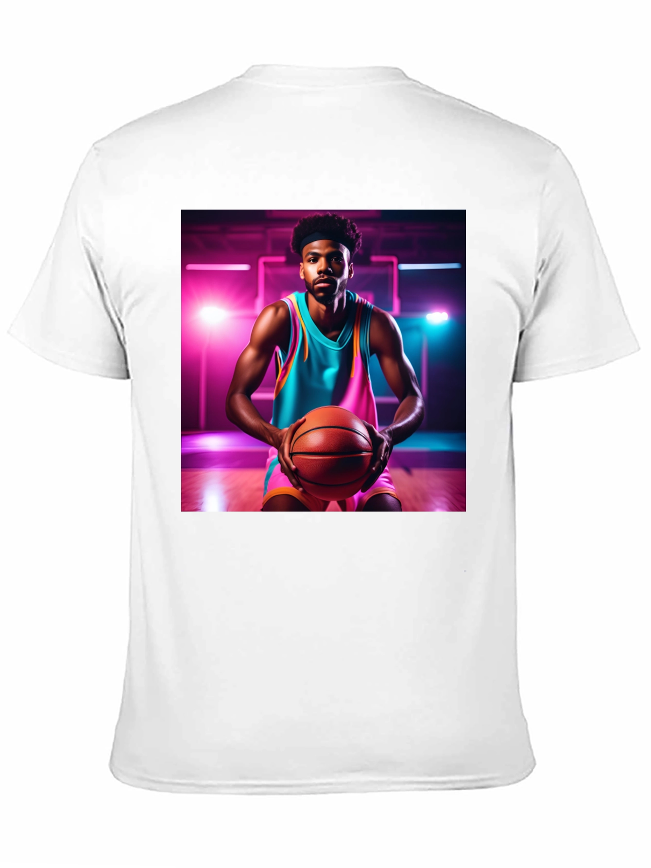 Basketball Player Graphic T-Shirt
