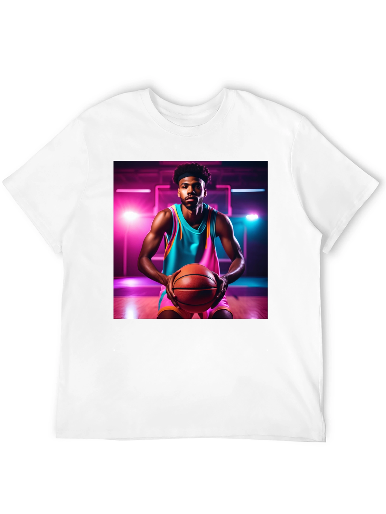 Basketball Player Graphic T-Shirt