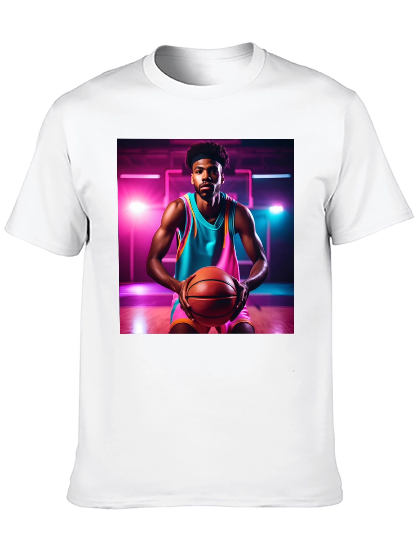 Basketball Player Graphic T-Shirt