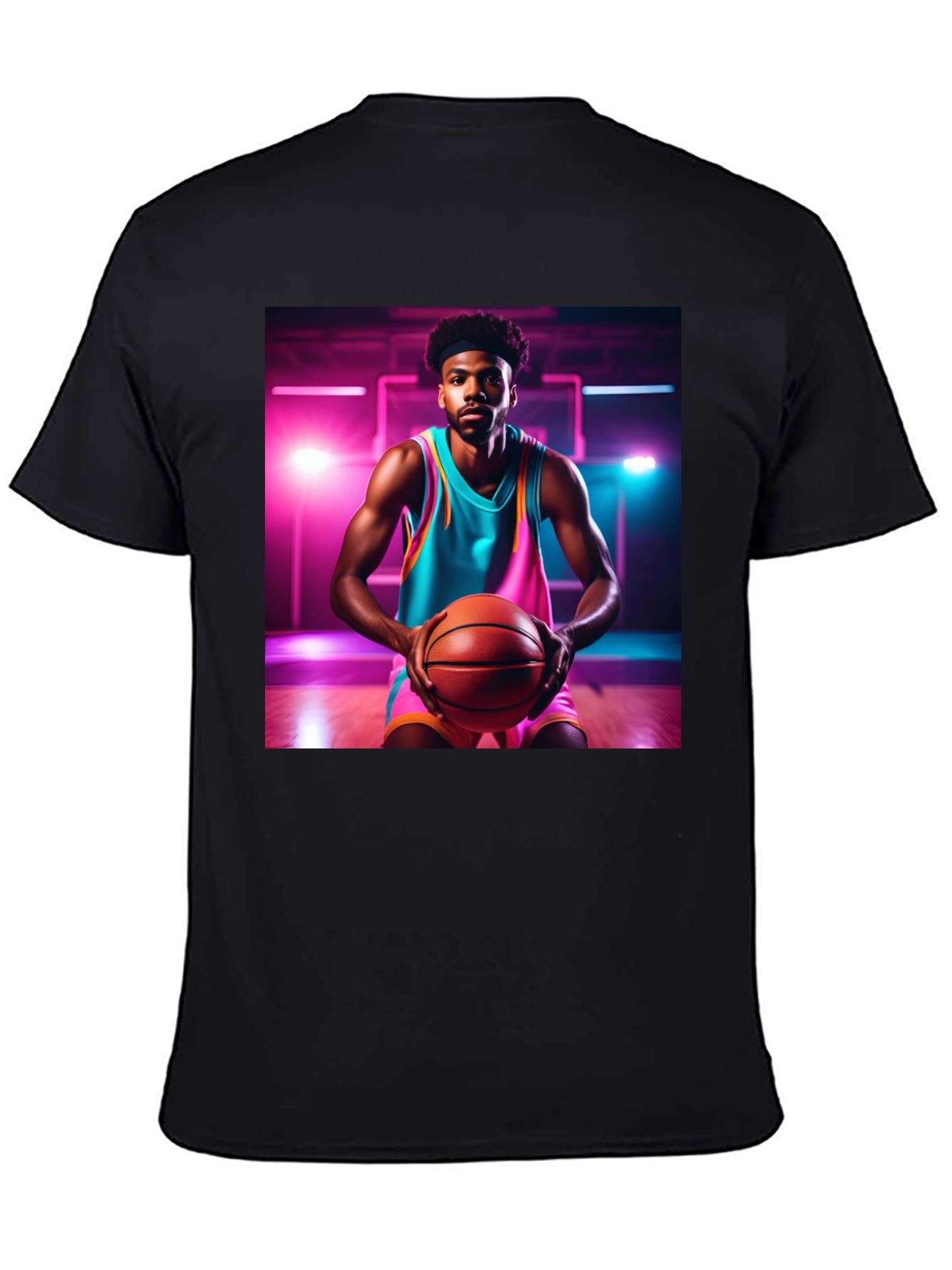 Basketball Player Graphic T-Shirt