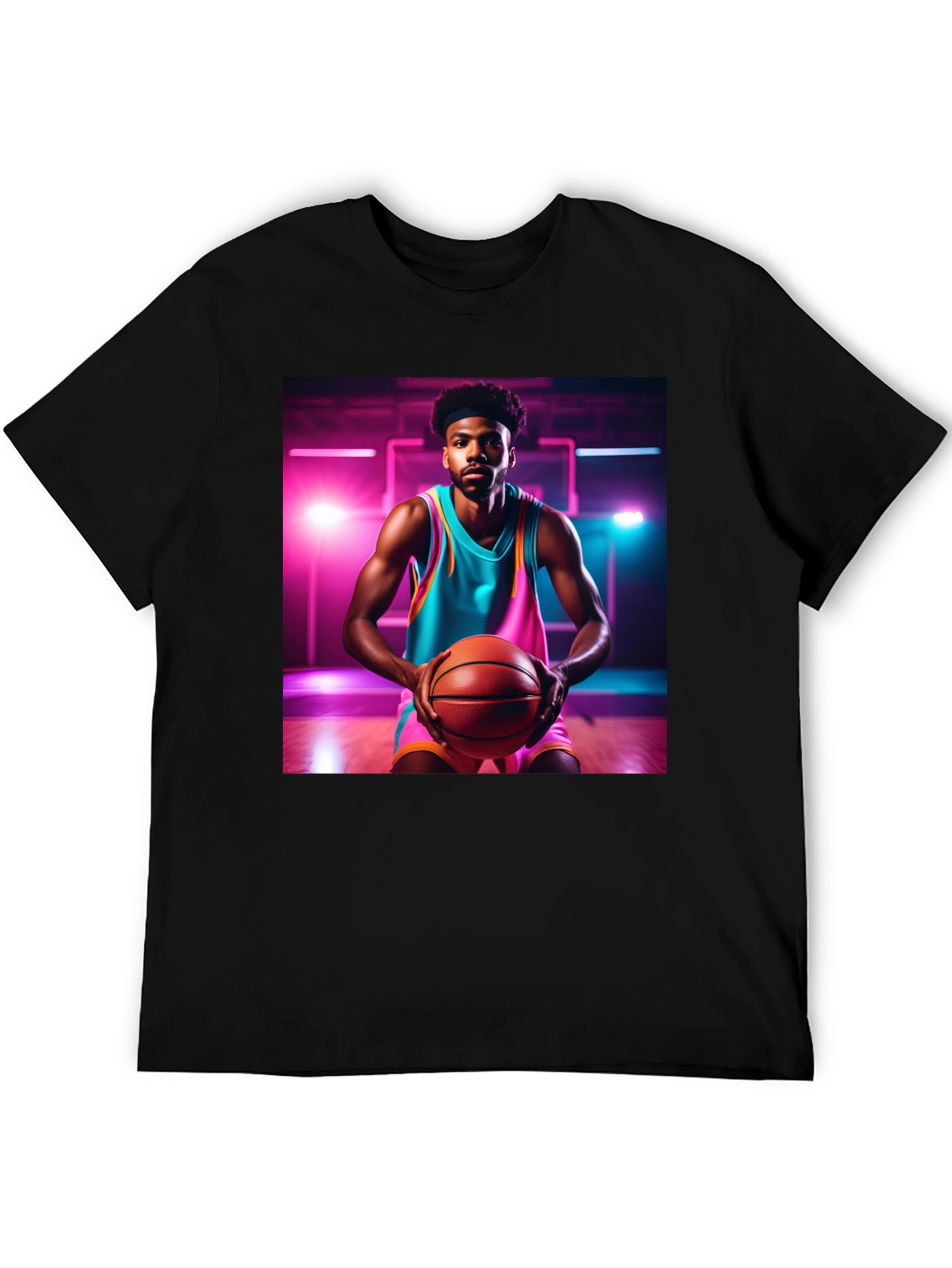 Basketball Player Graphic T-Shirt