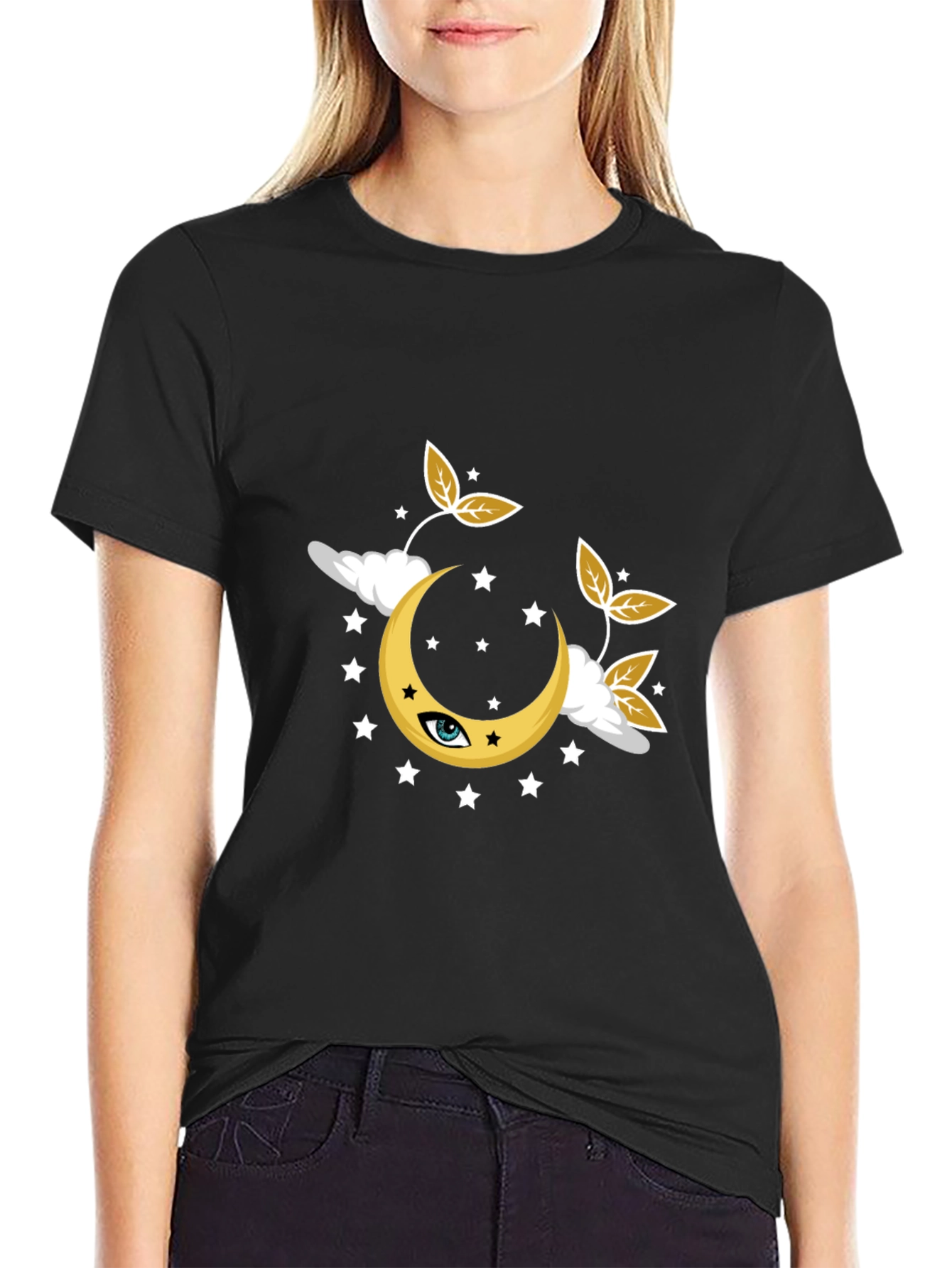 Celestial Dreams Black T-Shirt