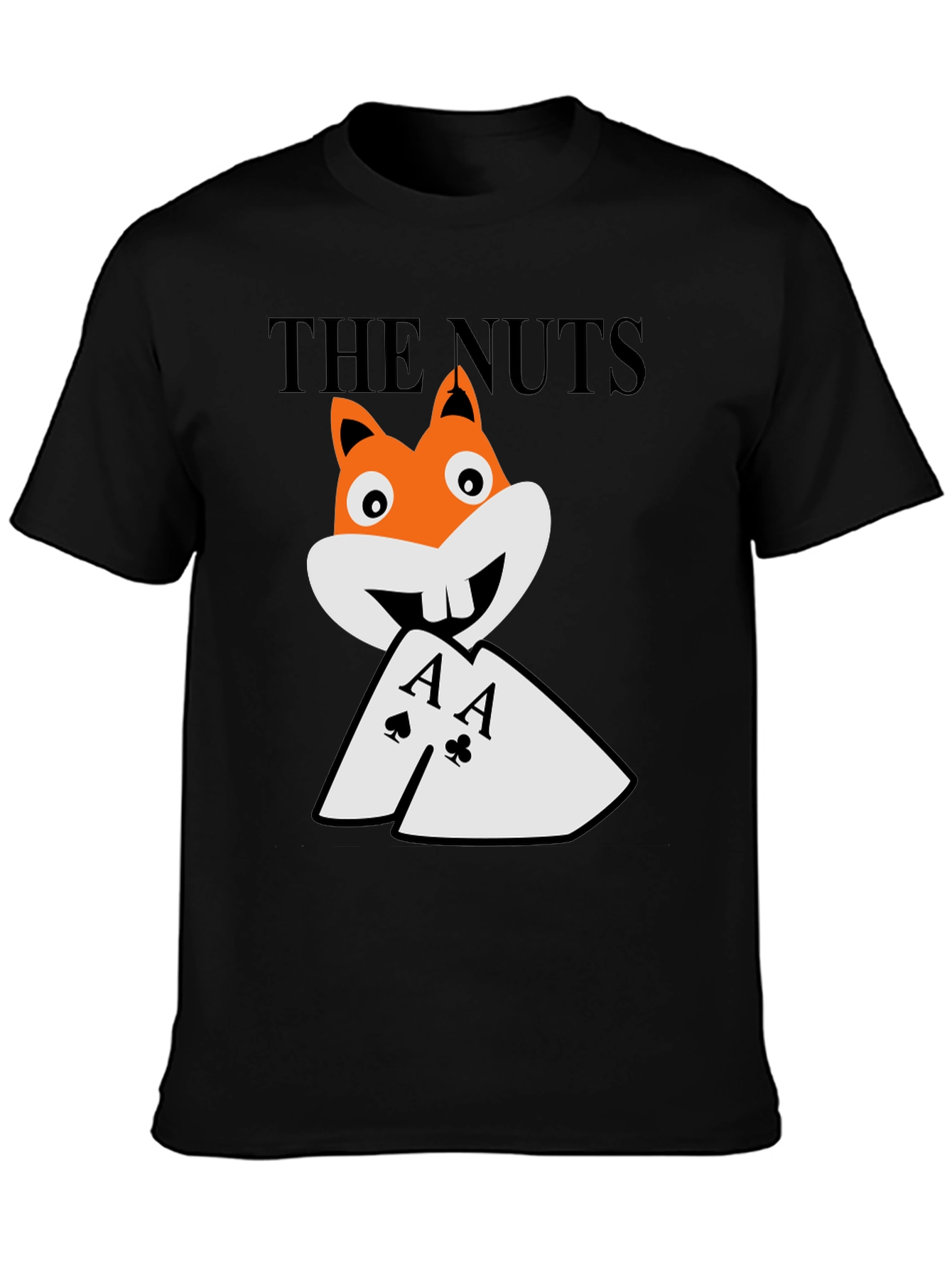 The Nuts T-Shirt - Poker Aces Funny Graphic Tee
