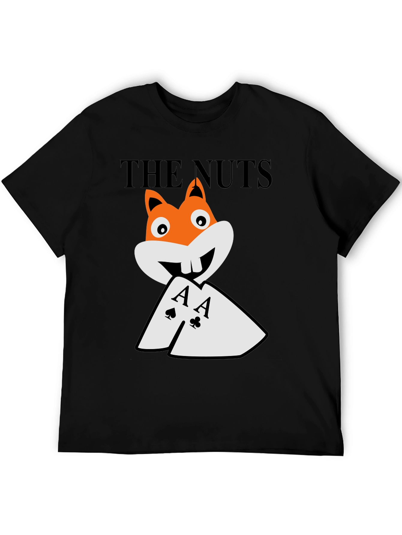 The Nuts T-Shirt - Poker Aces Funny Graphic Tee