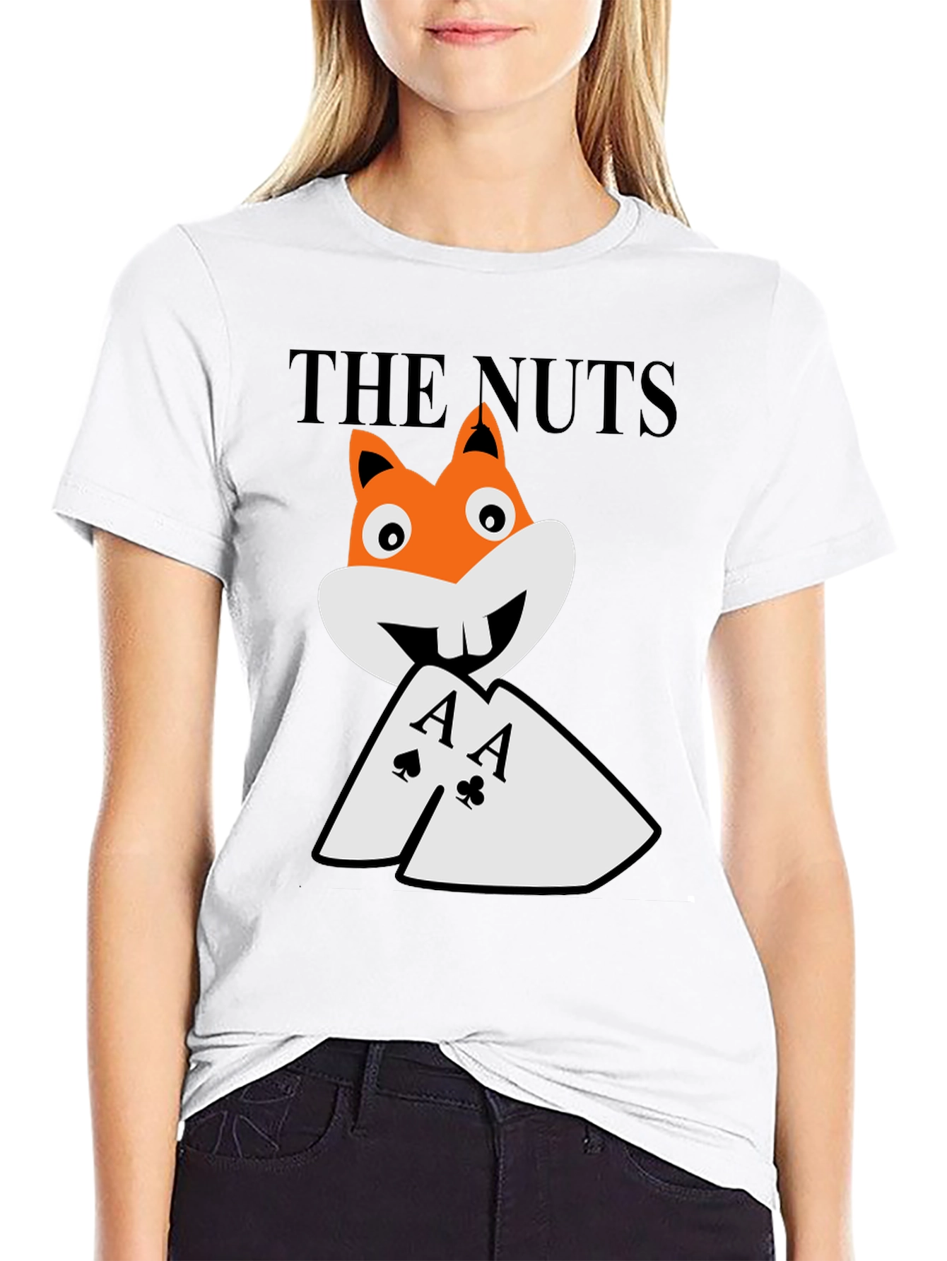 The Nuts T-Shirt - Poker Aces Funny Graphic Tee