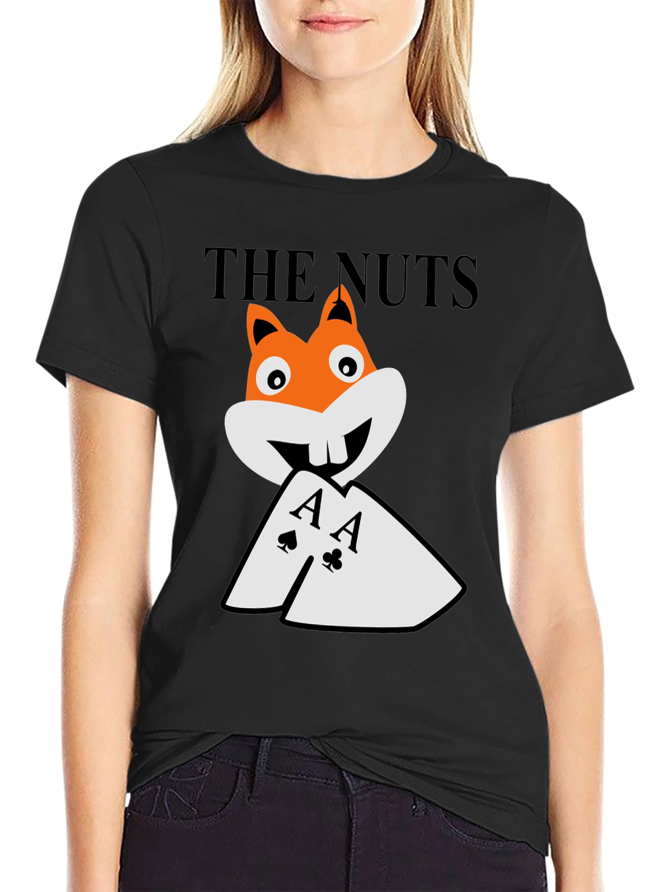 The Nuts T-Shirt - Poker Aces Funny Graphic Tee