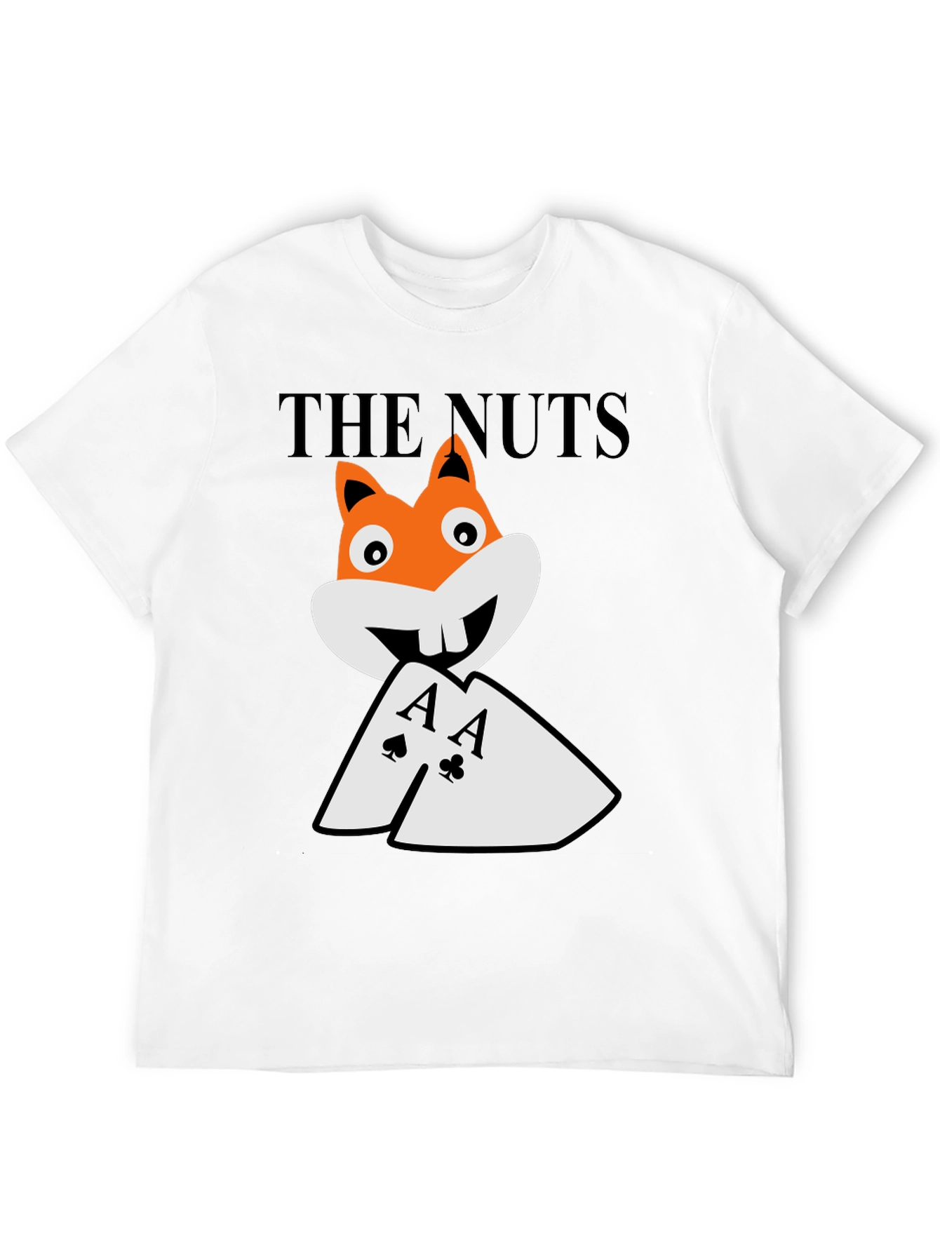 The Nuts T-Shirt - Poker Aces Funny Graphic Tee