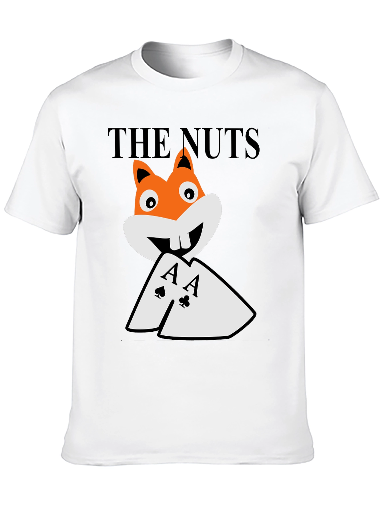 The Nuts T-Shirt - Poker Aces Funny Graphic Tee