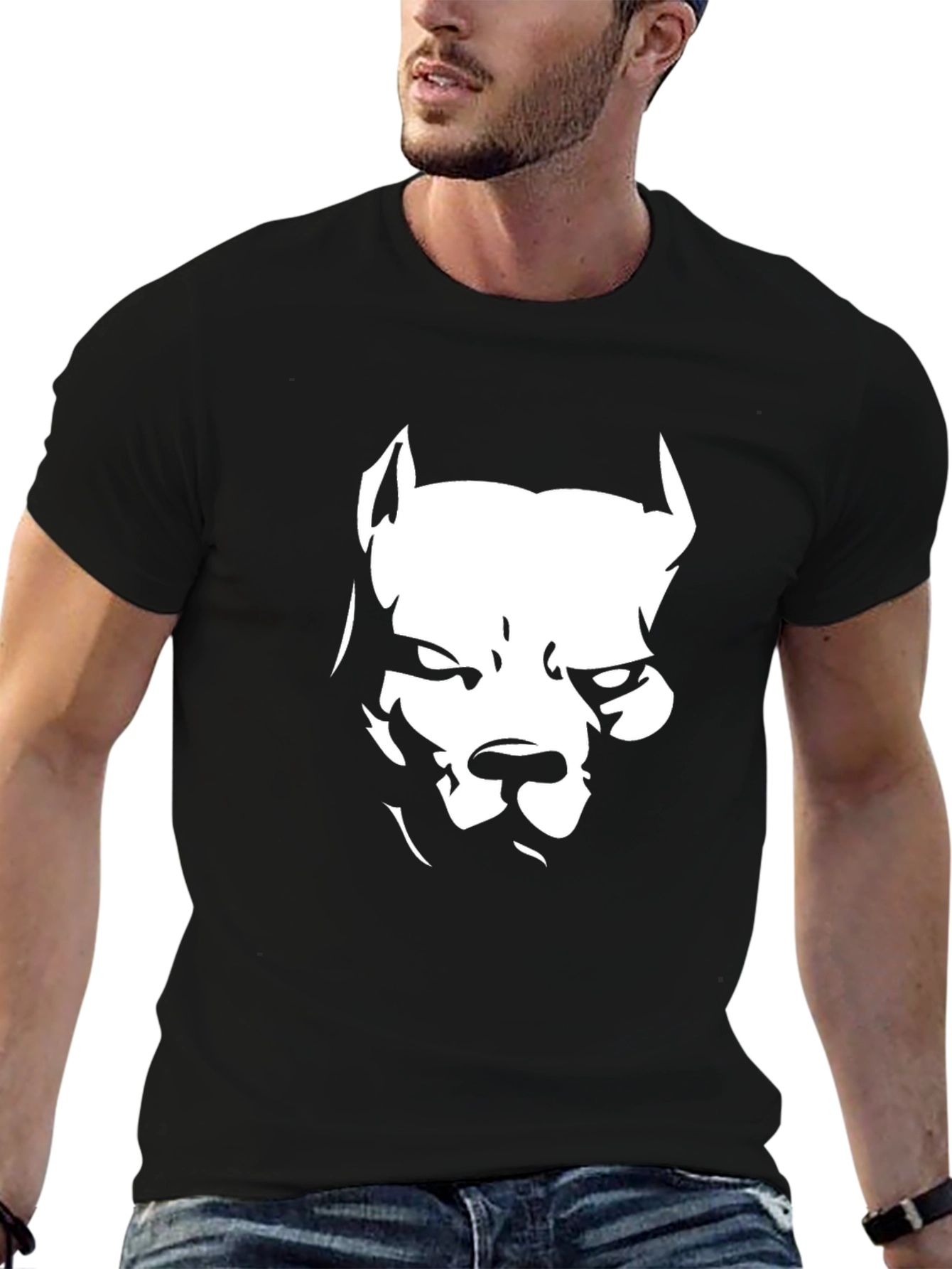 Pitbull Graphic Black T-Shirt