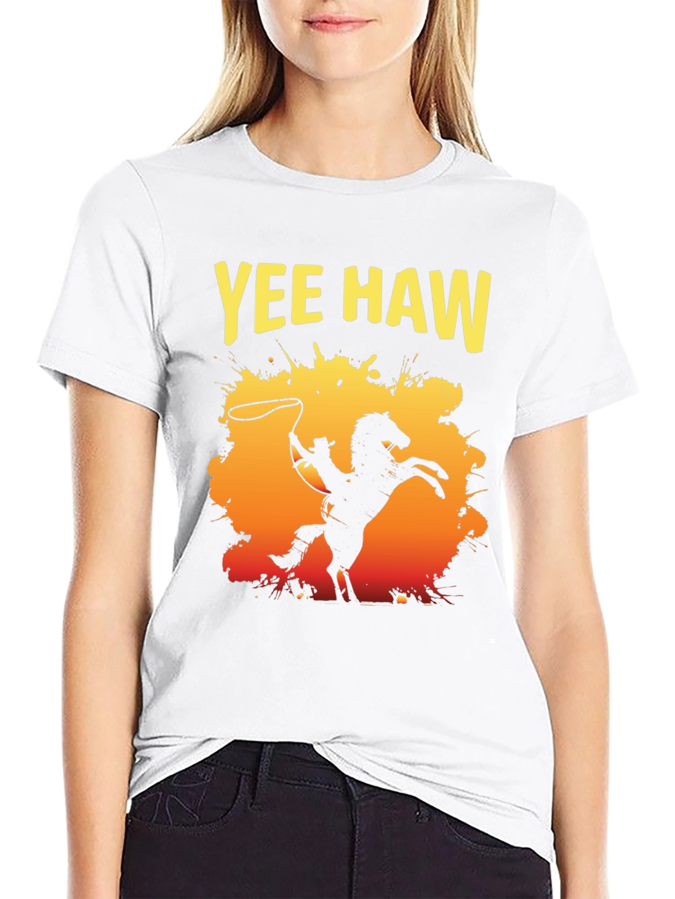 Yee Haw Cowboy T-Shirt - Western Style