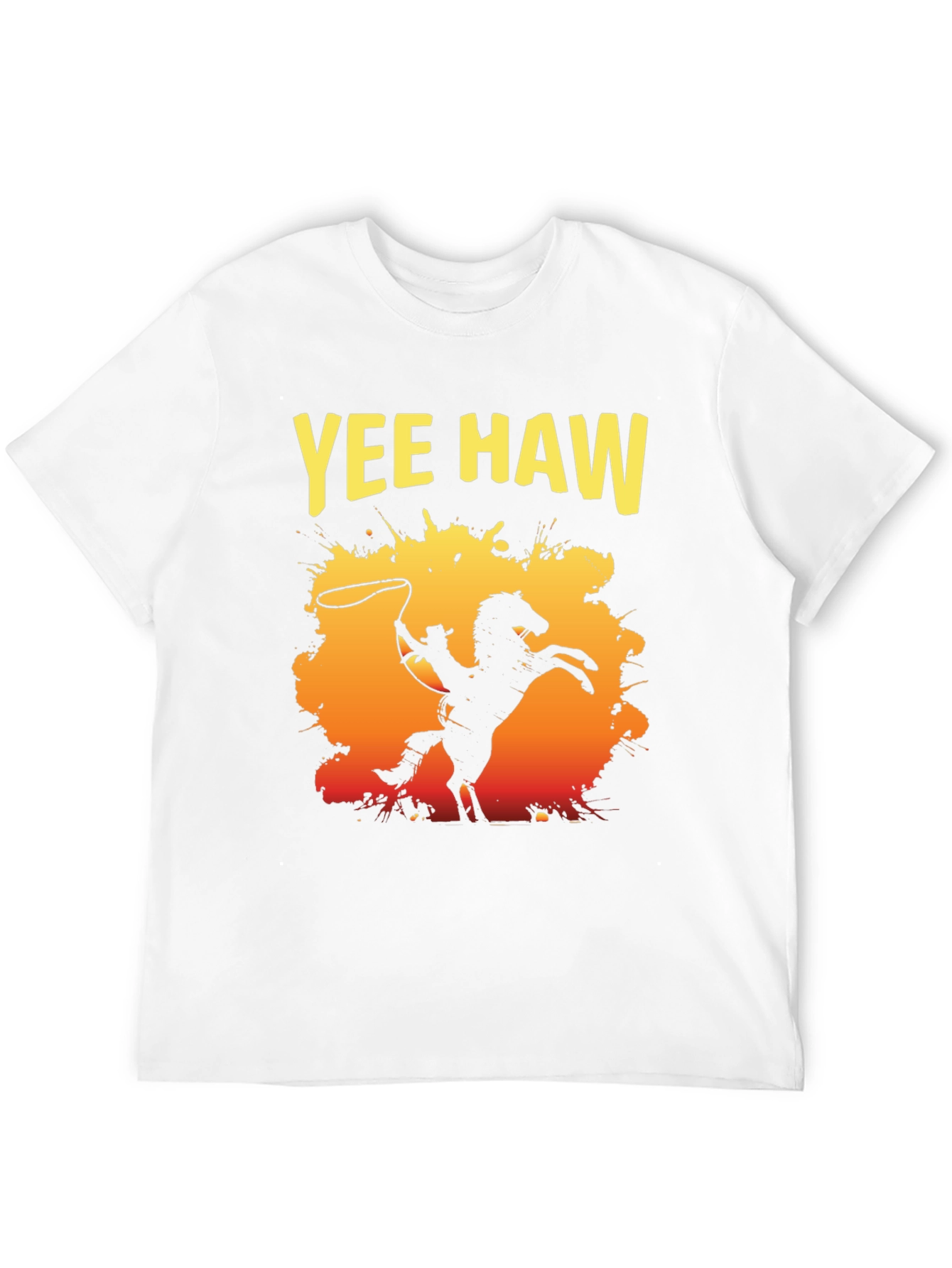 Yee Haw Cowboy T-Shirt - Western Style
