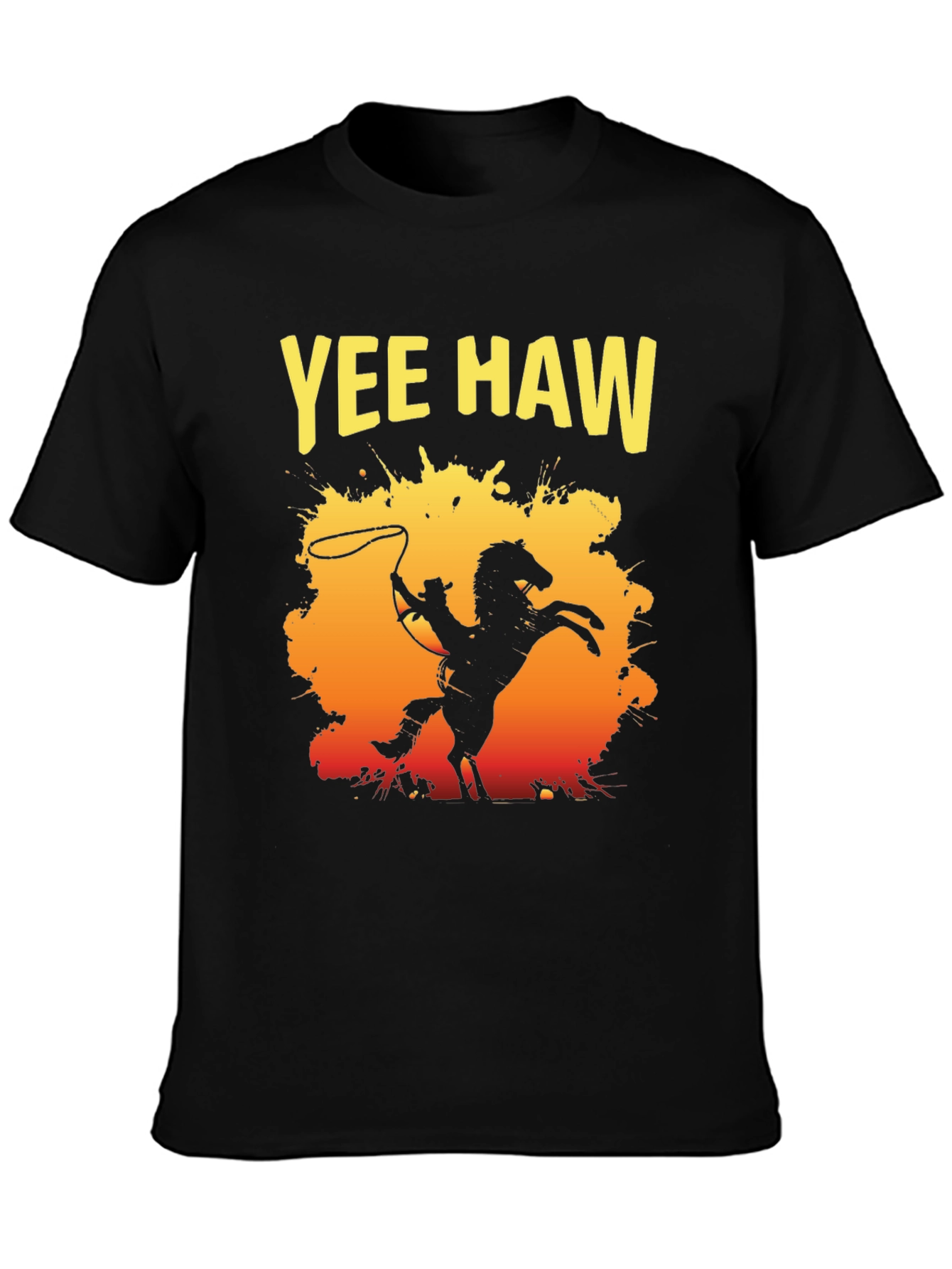 Yee Haw Cowboy T-Shirt - Western Style