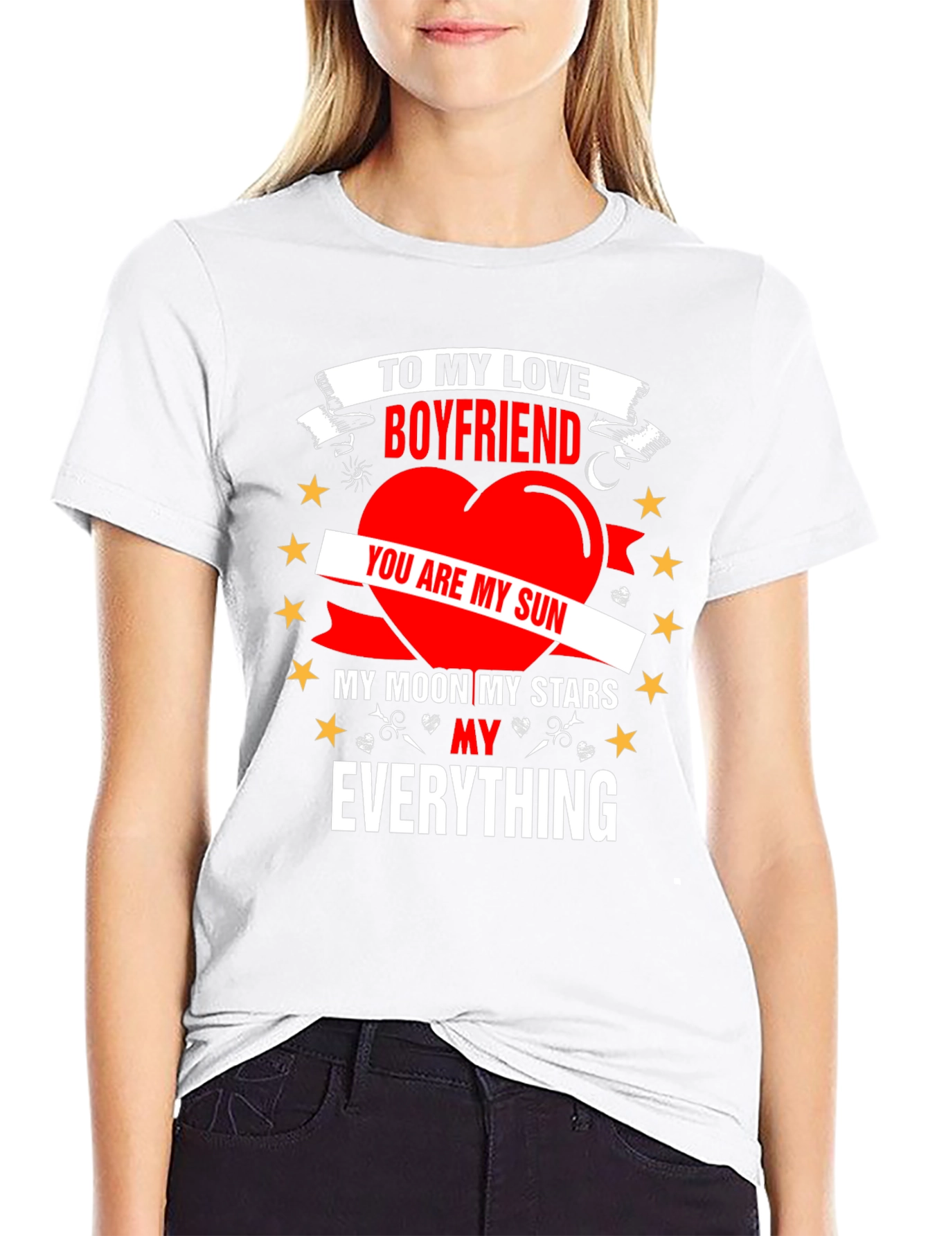 To My Love Boyfriend Graphic Tee